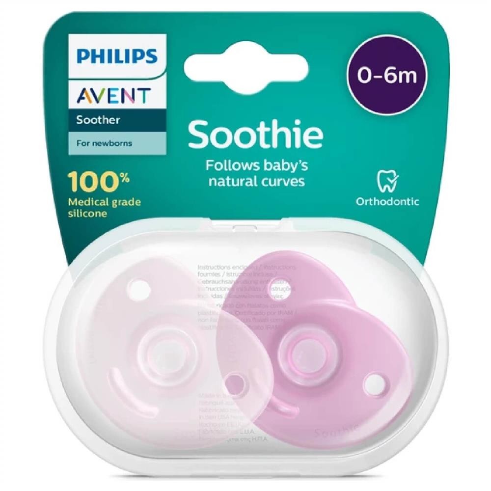 Philips Avent Scf099/22 Soothie Silikon Emzik 2Li 0+ Ay Kız