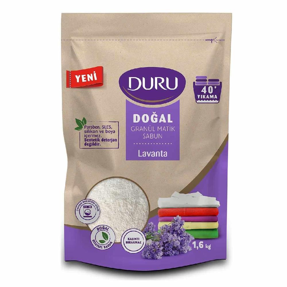 Duru Doğal Granül Matik Sabun 1600 Gr Lavanta