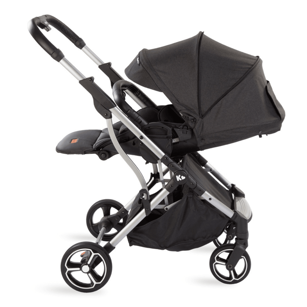 Kraft Time S Çift Yönlü Travel Sistem Bebek Arabası Dark Grey