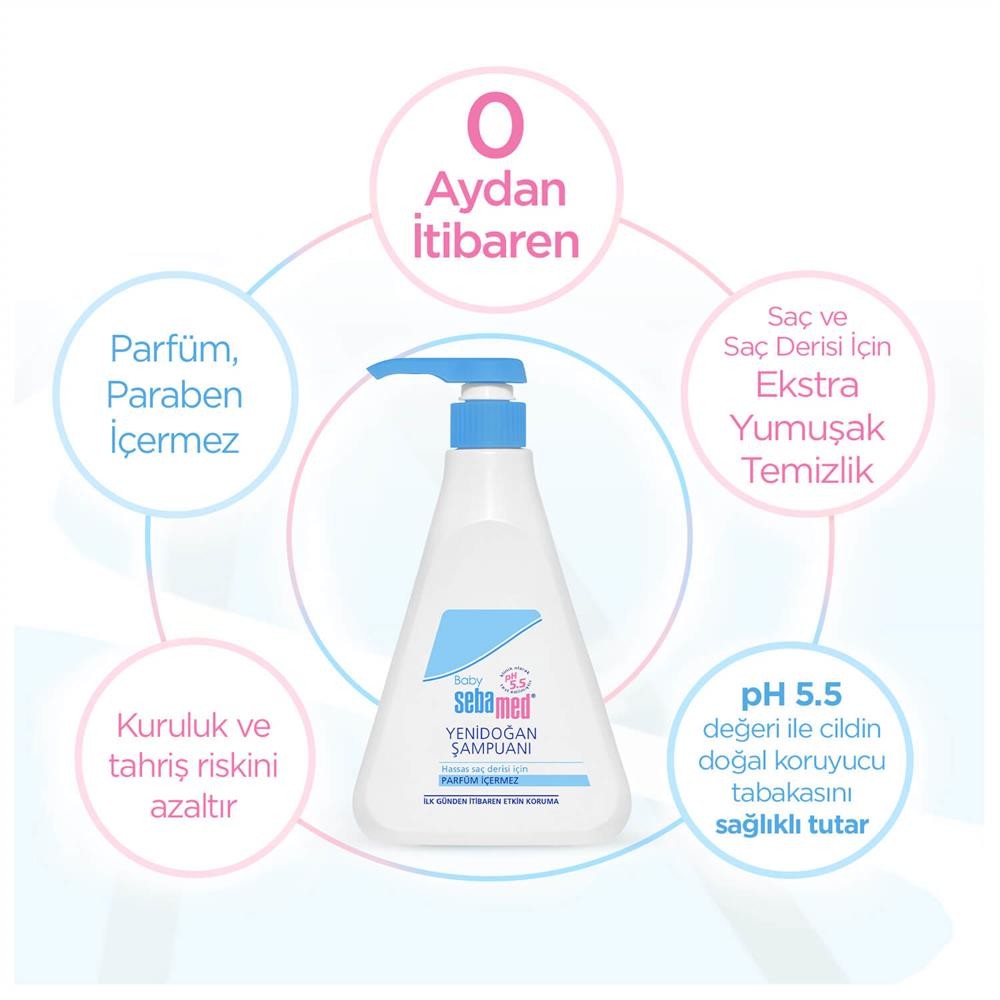 Sebamed Bebek Yenidoğan Şampuanı 500 Ml