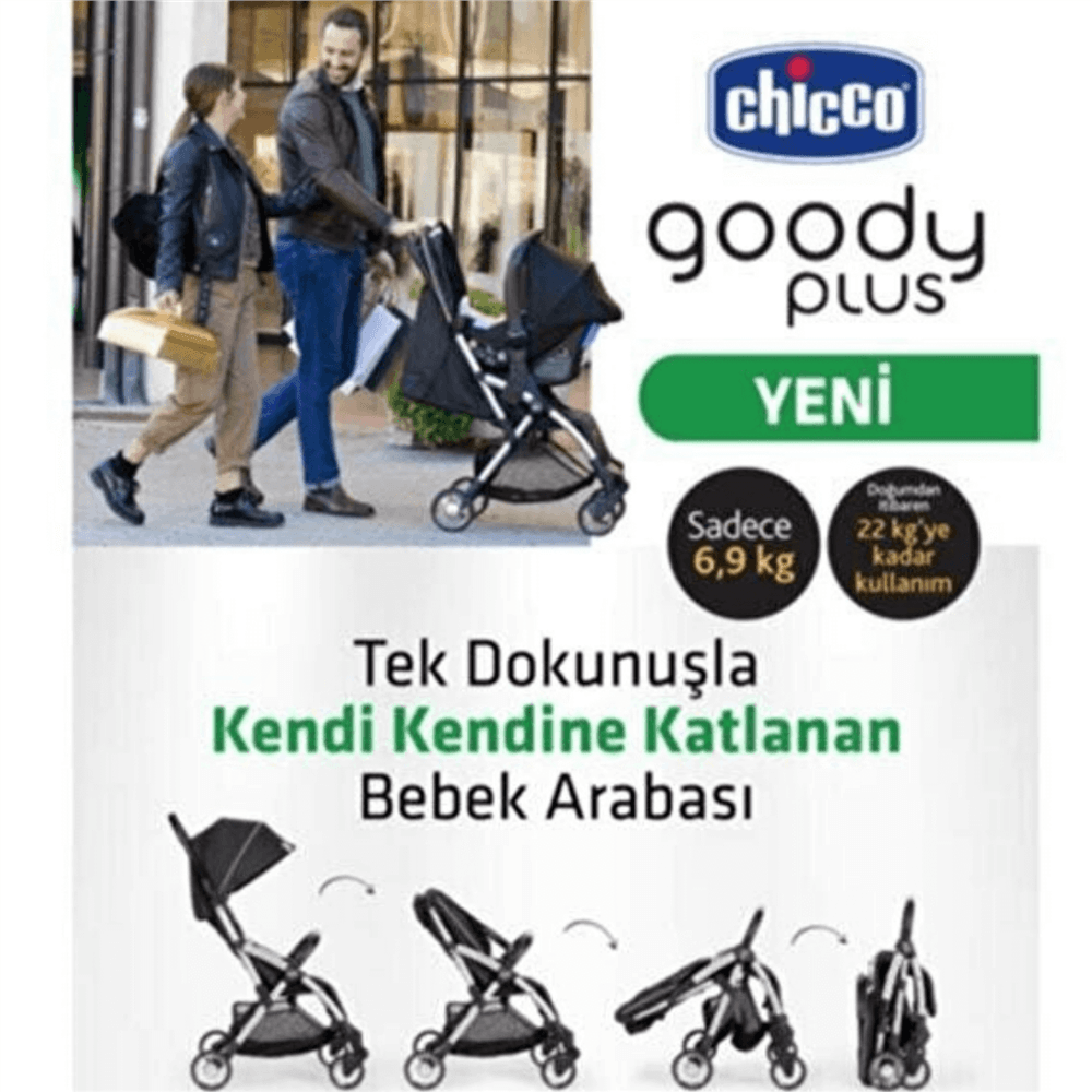 Chicco Goody Plus Bebek Arabası Graphite