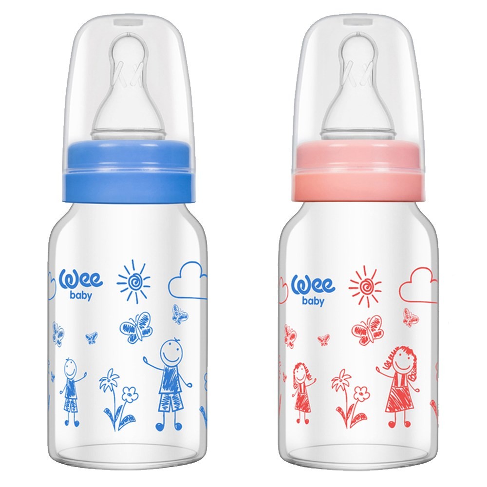 Wee Baby Isıya Dayanıklı Cam Biberon 120 Ml