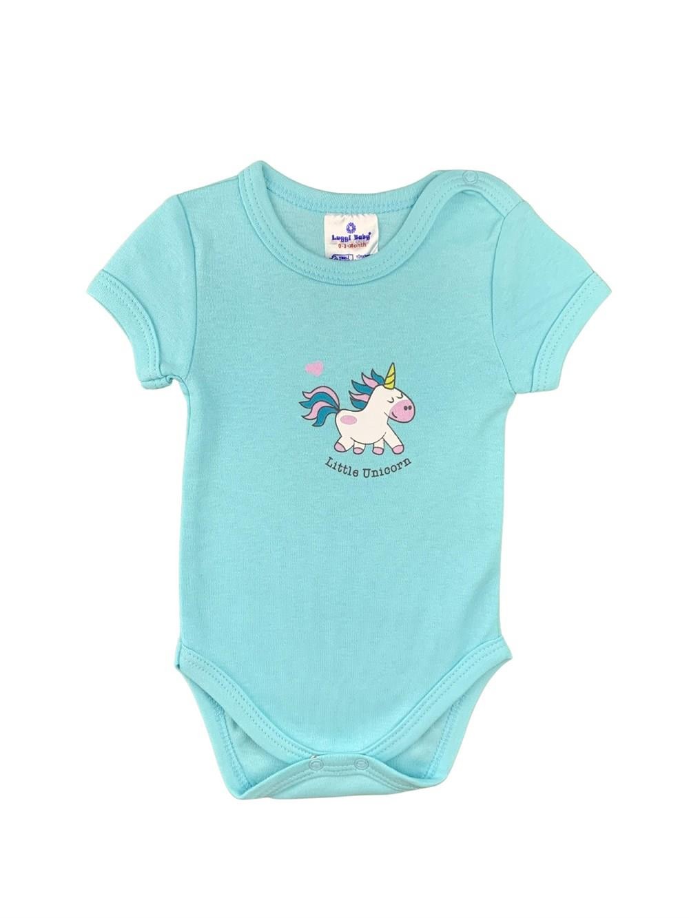 Luggi Baby Unicorn Kısa Kol Body