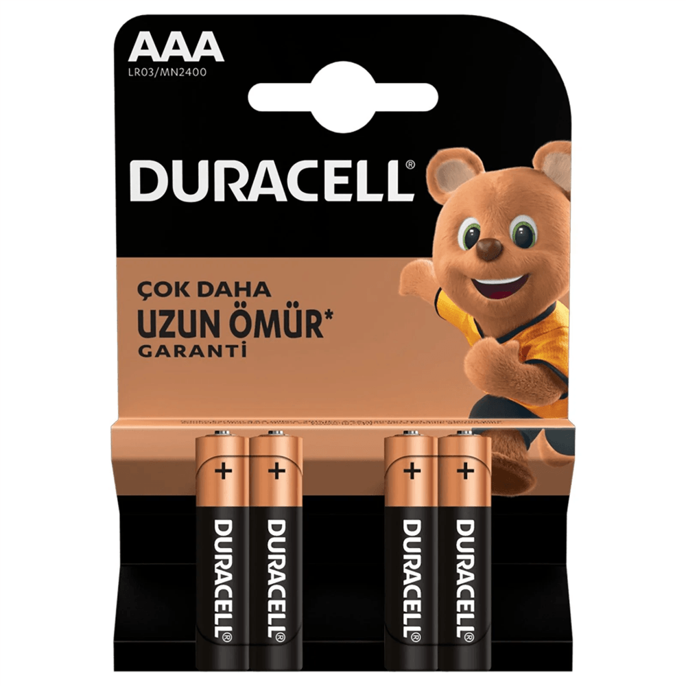 Duracell Aaa İnce Kalem Pil 4 Lü