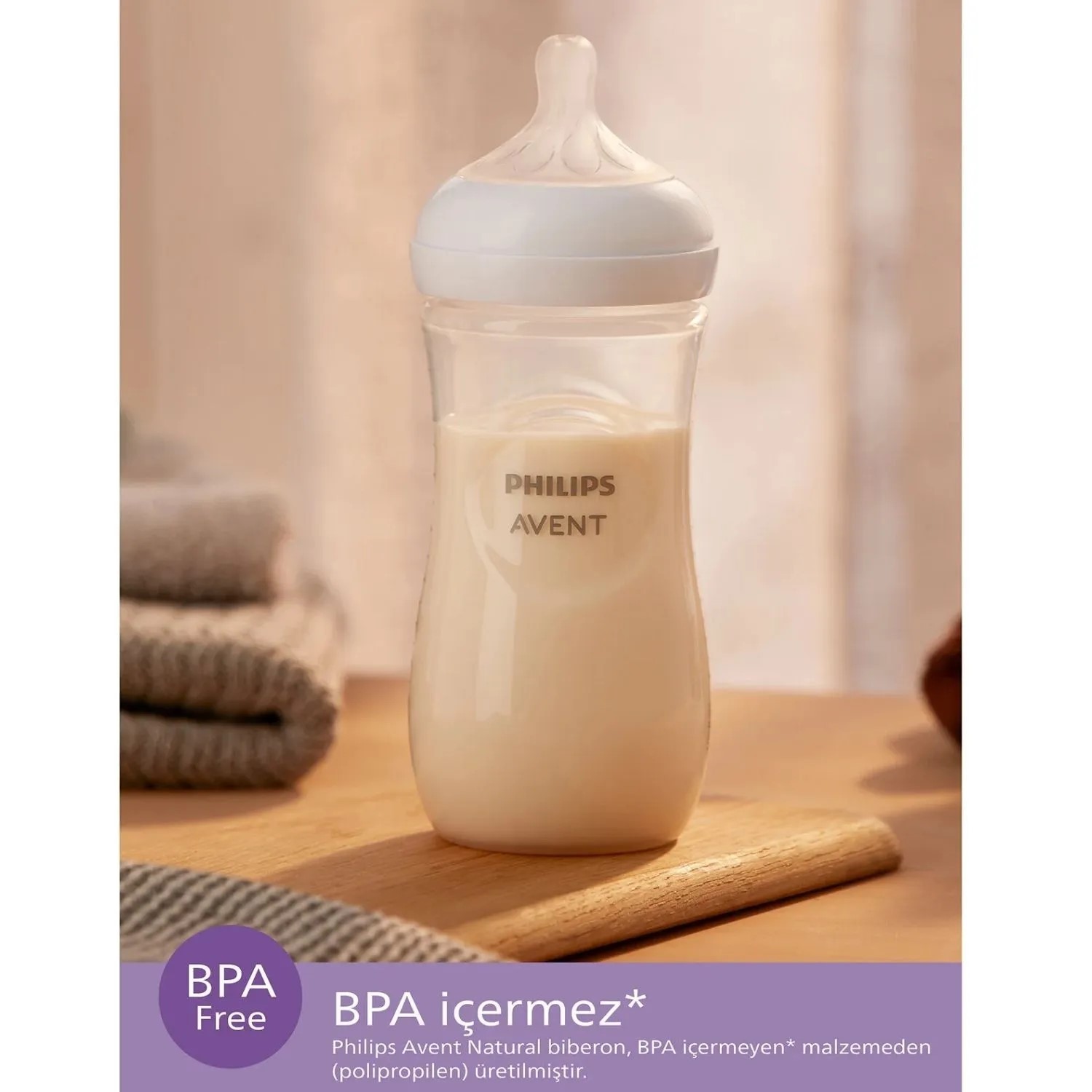 Philips Avent Doğal Tepkili PP Biberon 330ml 3+ Ay