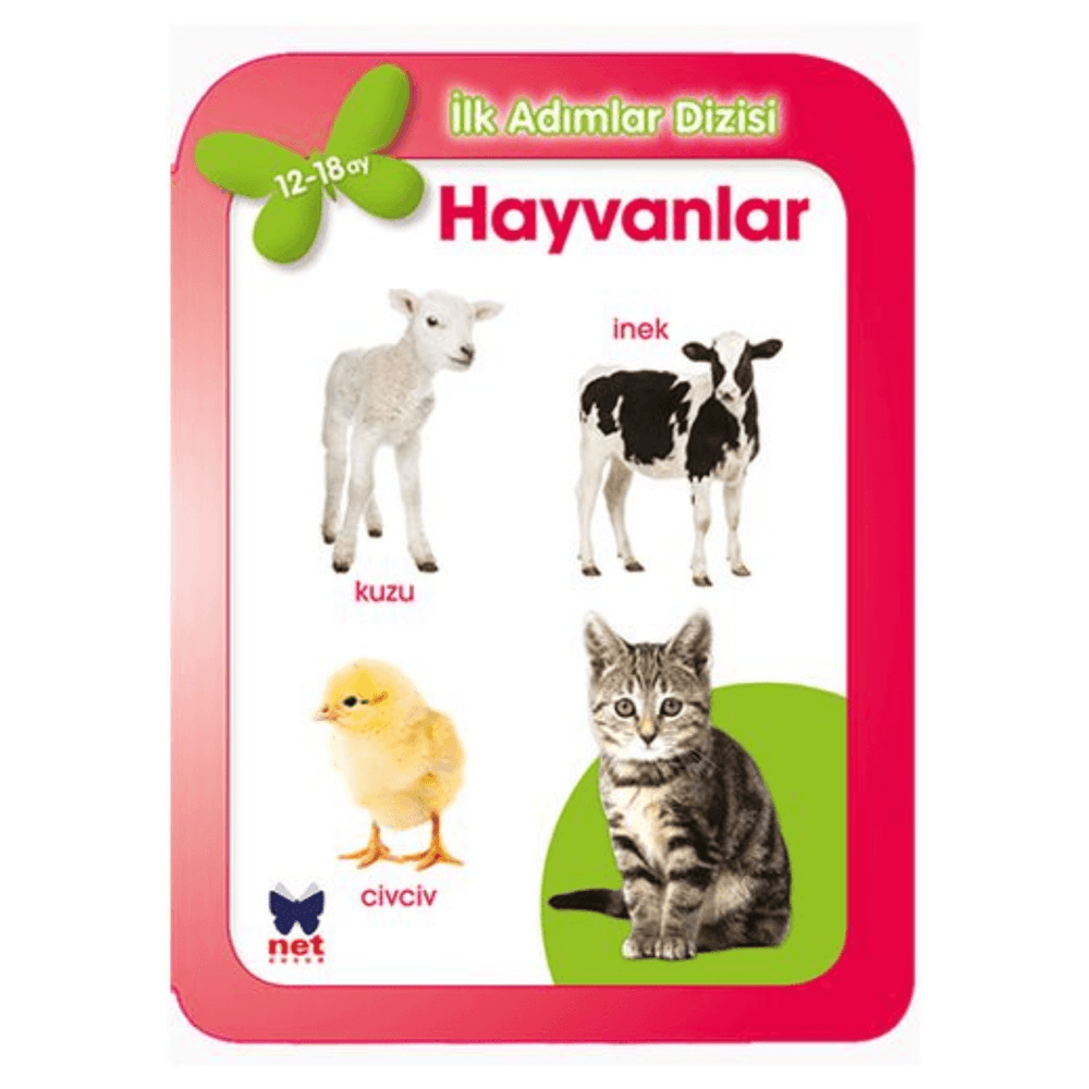 Hayvanlar 12-18 Ay İlk Adımlar Çocuk Kitabı