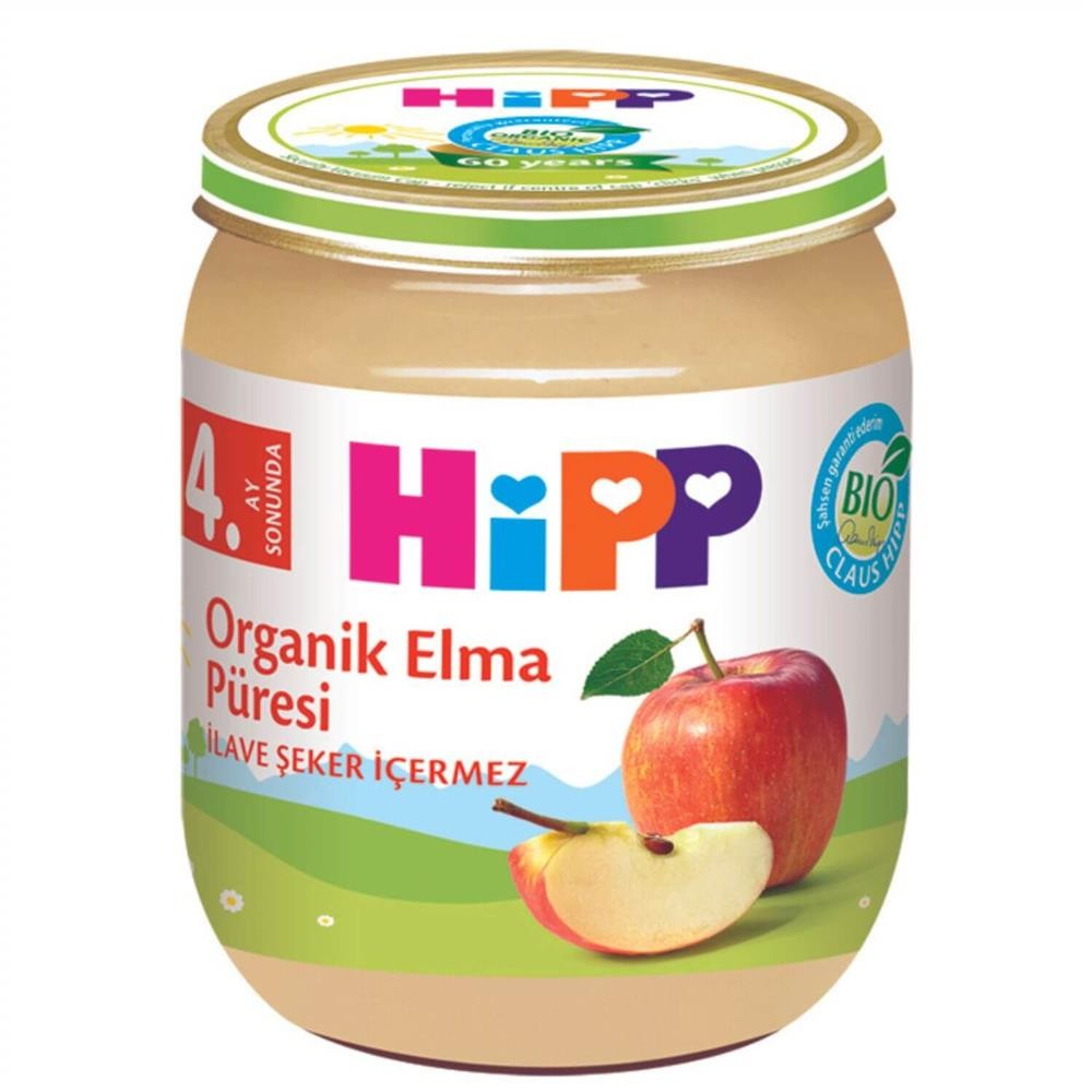 Hipp Organik Elma Püresi 125 Gr