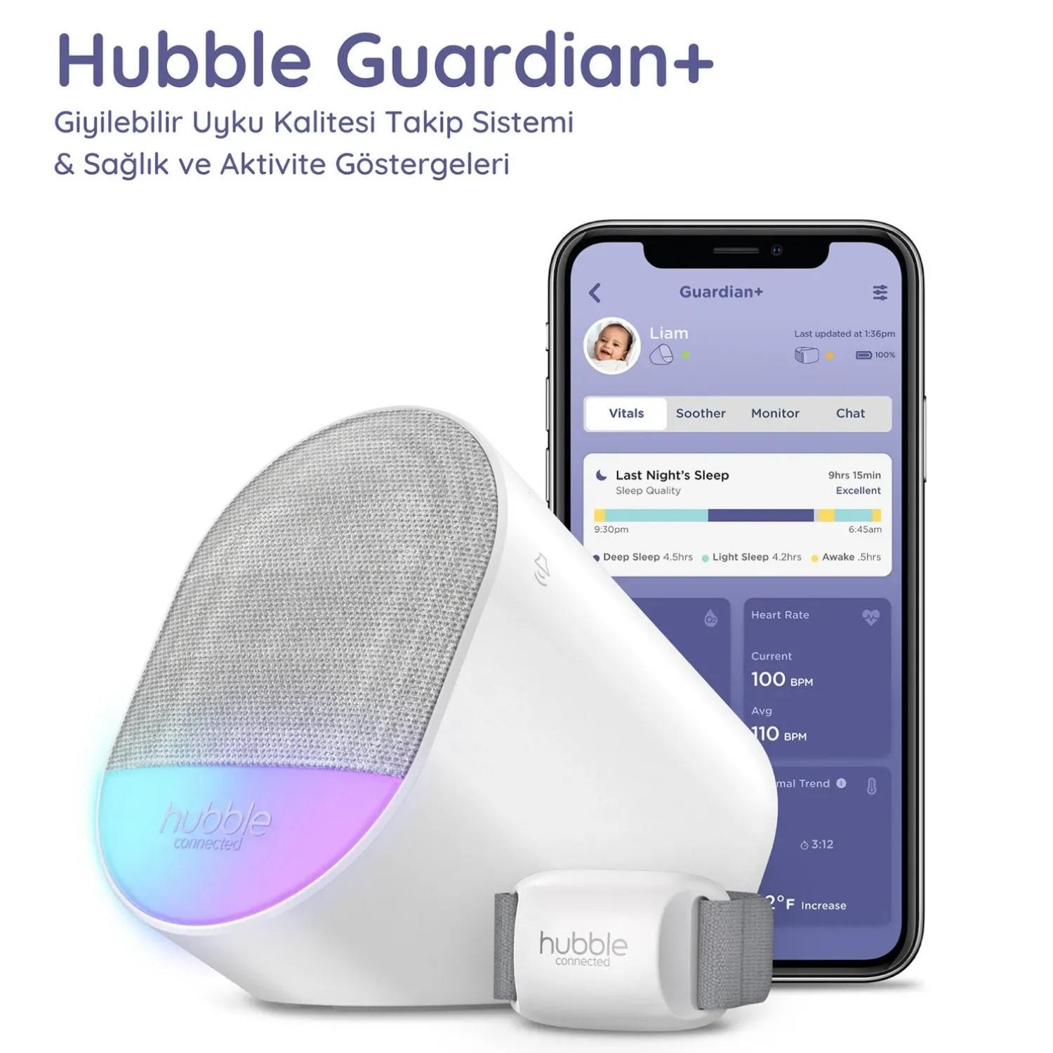 Hubble Guardian Giyilebilir Bebek Takip Cihazı