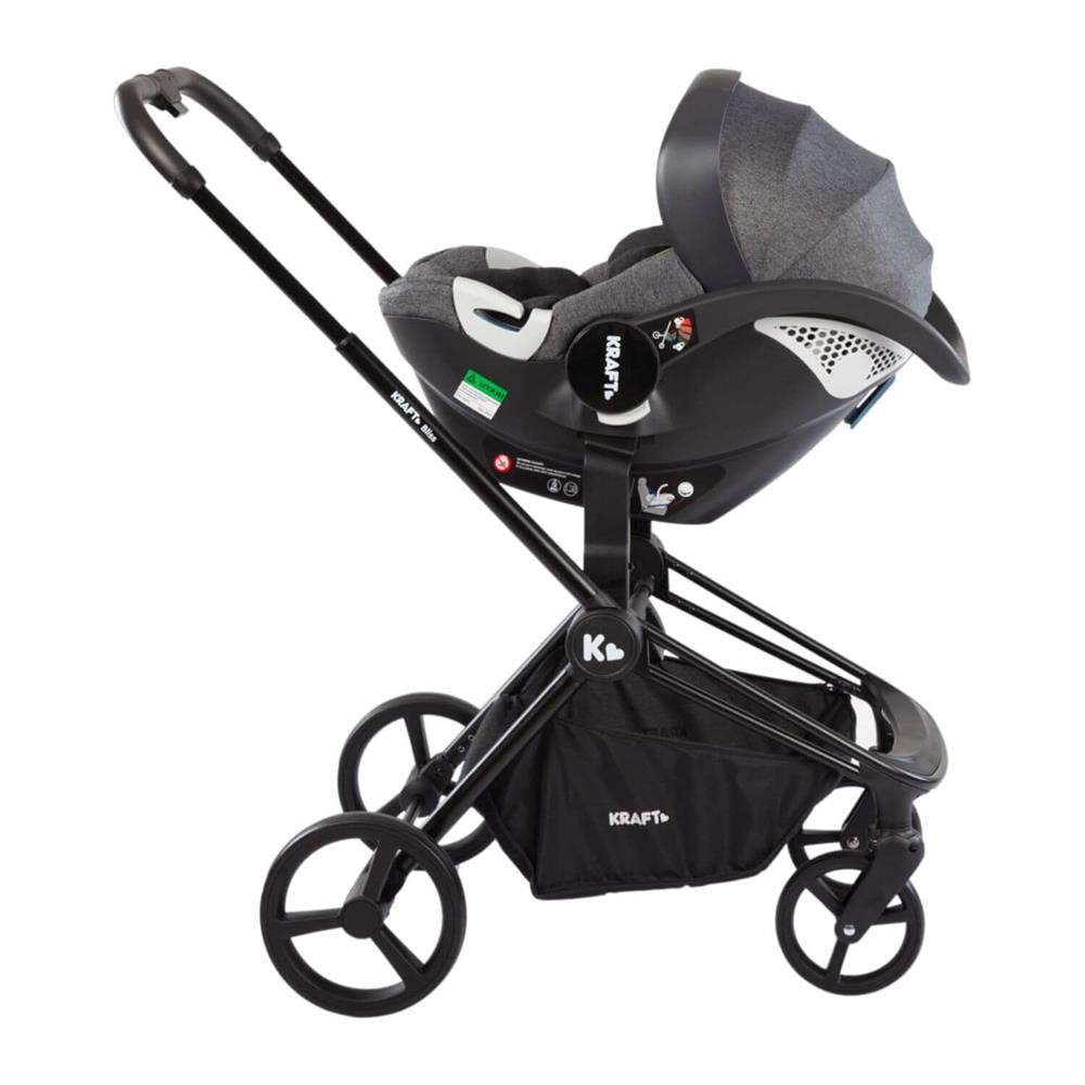 Kraft Bliss Travel Sistem Bebek Arabası Light Grey