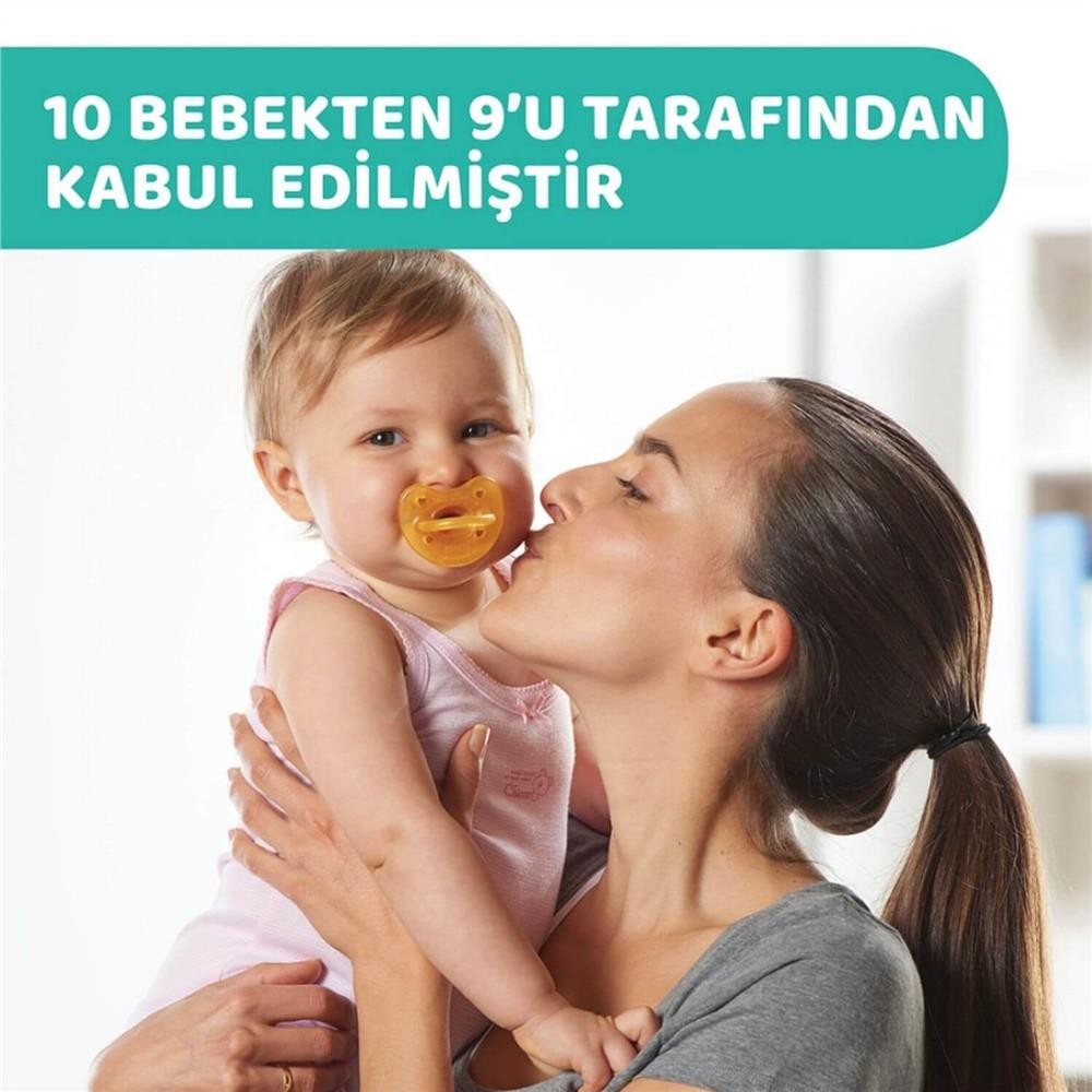 Chicco Physio Soft Kauçuk Emzik 12+ Ay