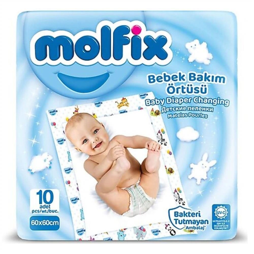 Molfix Bebek Bakım Örtüsü 10Lu