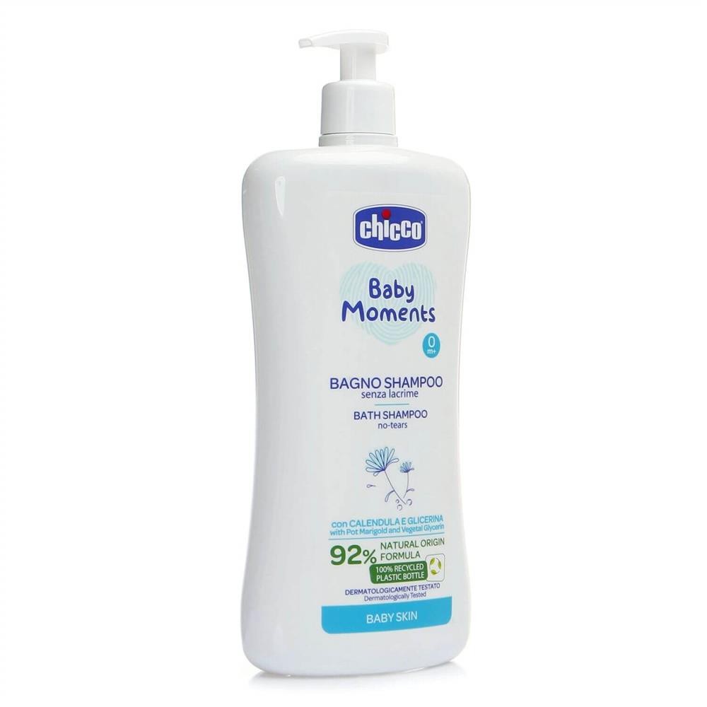 Chicco Baby Moments Doğal Göz Yakmayan Bebek Saç Ve Vücut Şampuanı 750 Ml