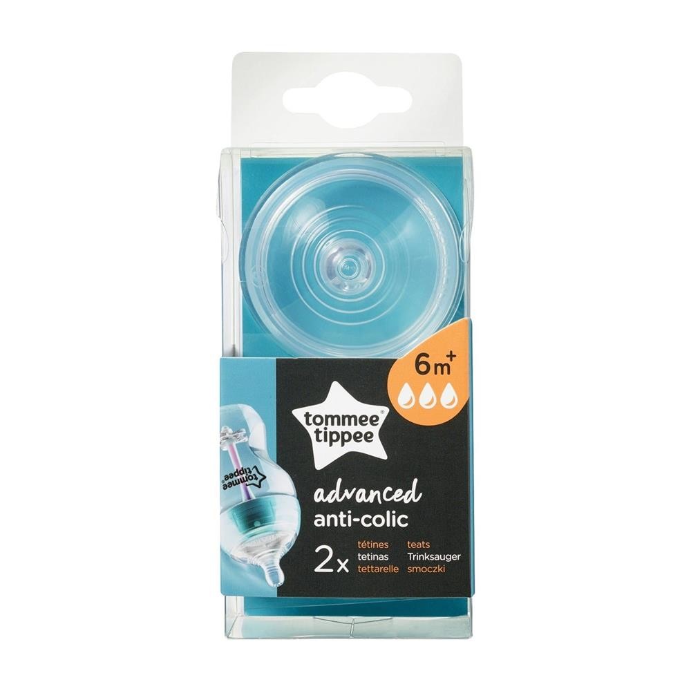 Tommee Tippee Gelişmiş Antikolik Biberon Emziği 2Li Hızlı Akış
