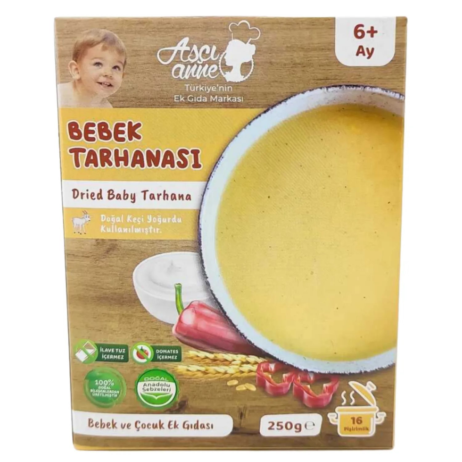 Aşçı Anne Bebek Tarhanası 250 Gr