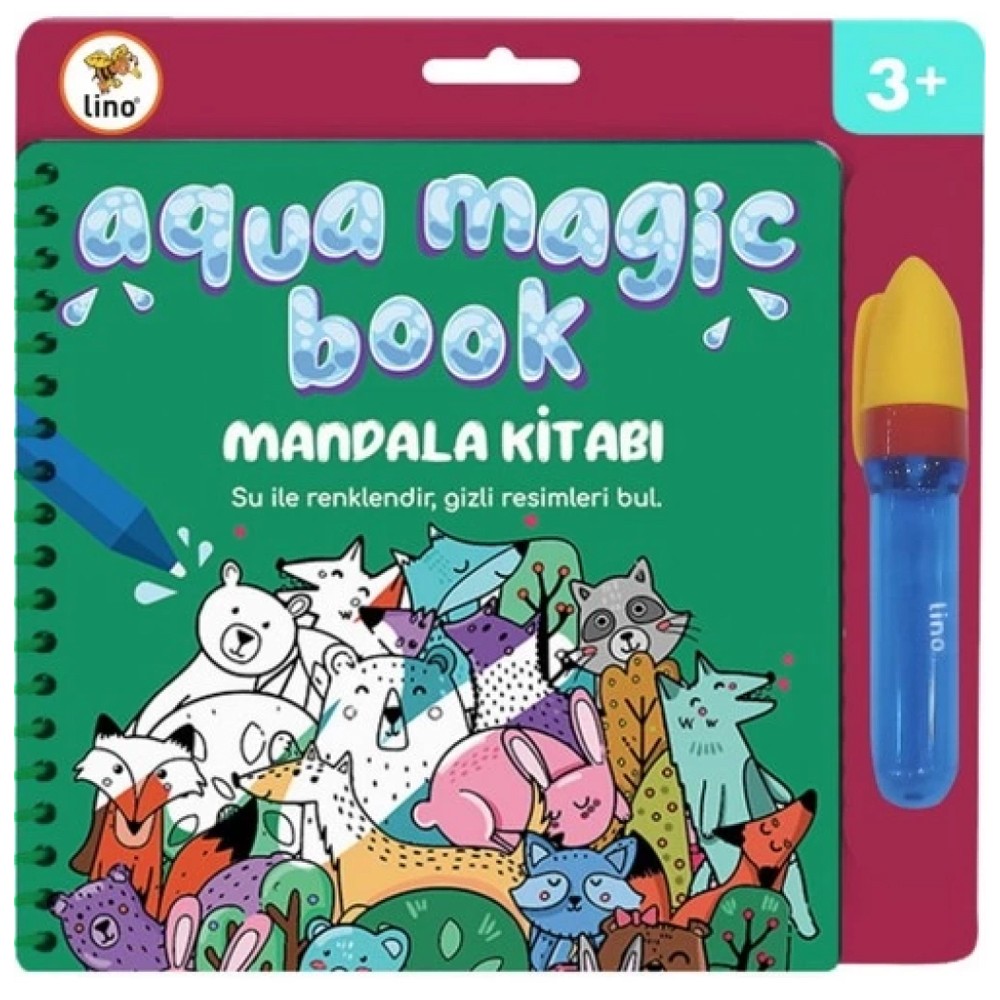 Lino Aqua Sihirli Boyama Kitabı Mandala Kitabı