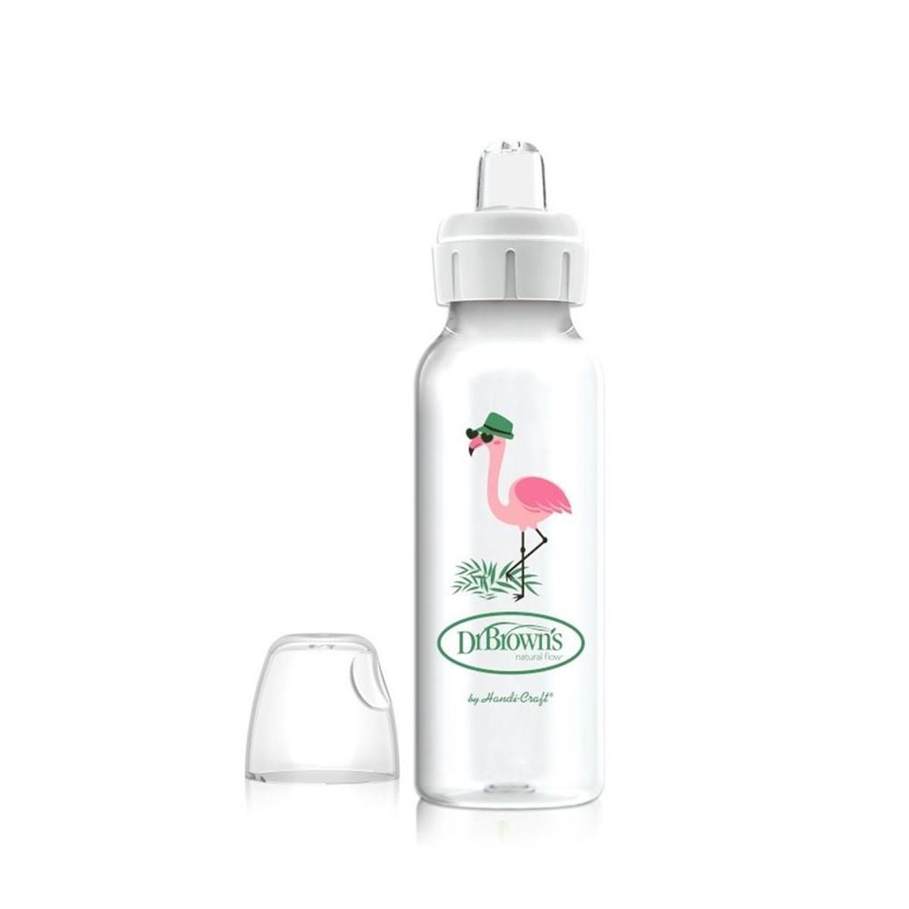 Dr Browns Sippy Spout Dar Ağız Pp Biberon 250 Ml Flamingo