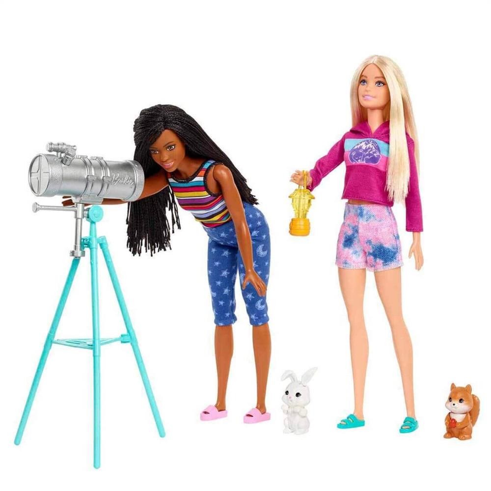 Barbie Malibu Ve Brooklyn Kampta Oyun Seti