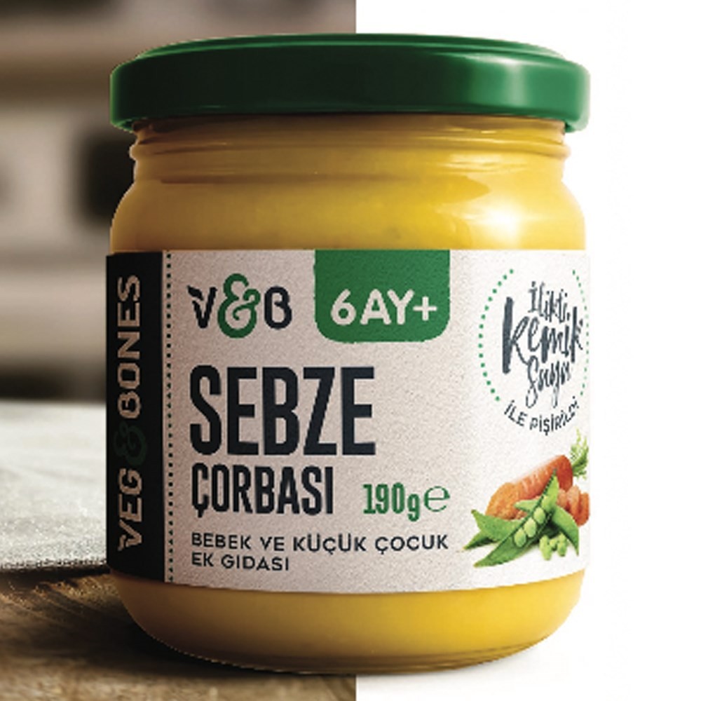Veg&bones İlikli Kemik Suyu Sebze Çorbası 190 Gr