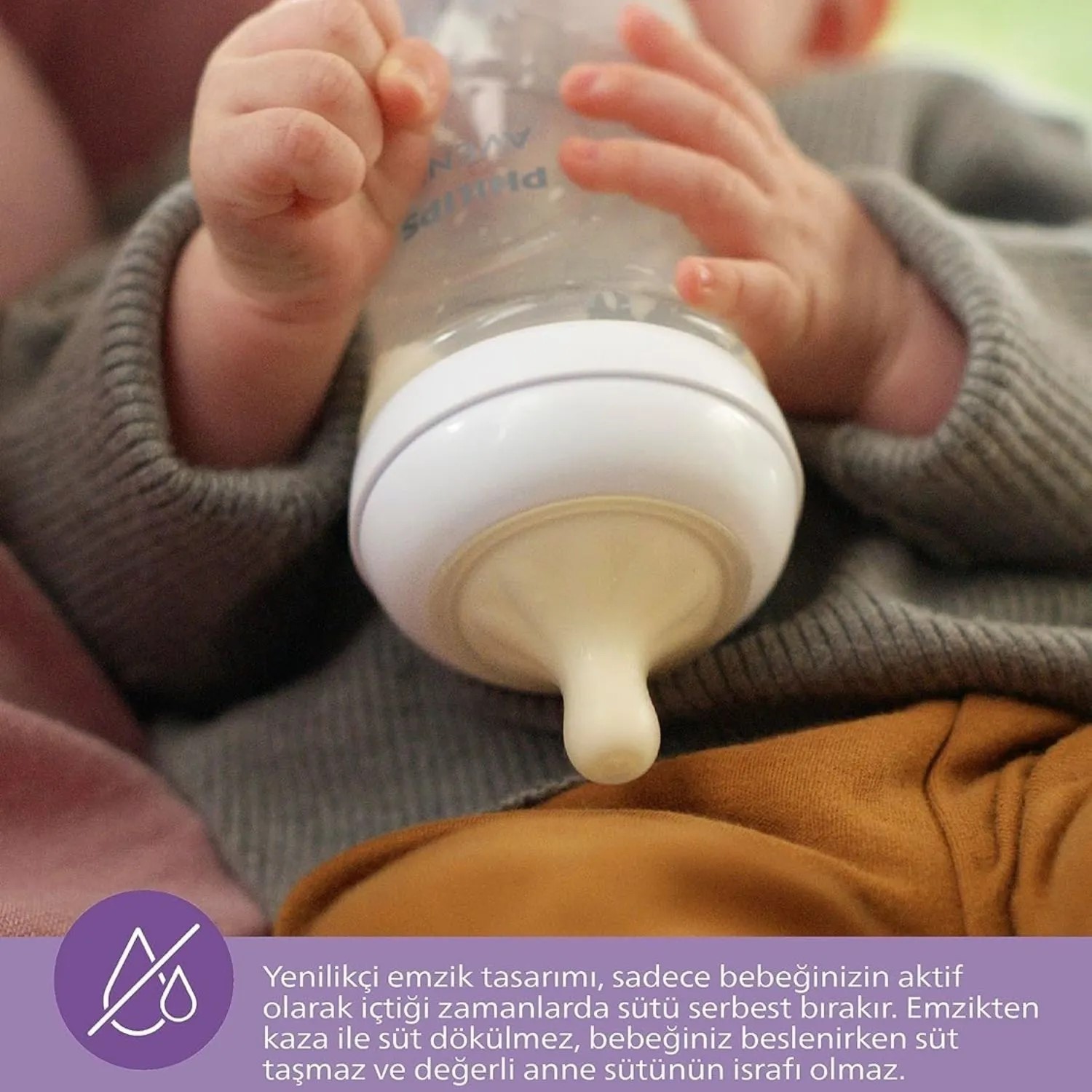 Philips Avent Doğal Tepkili  PP Biberon 125ml 0+ Ay