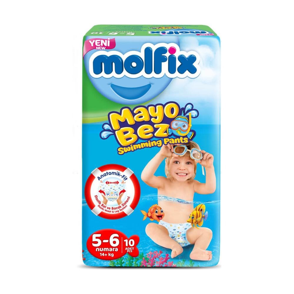 Molfix Mayo Bez 5-6 Numara 14+ Kg 10 Adet