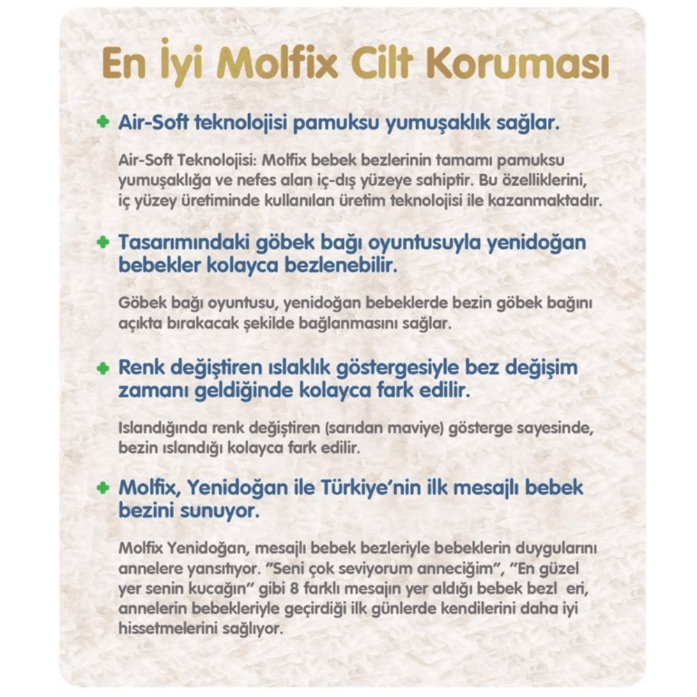 Molfix Pure&soft Bebek Bezi 3 Beden Midi 98Li Ultra Avantaj Paketi