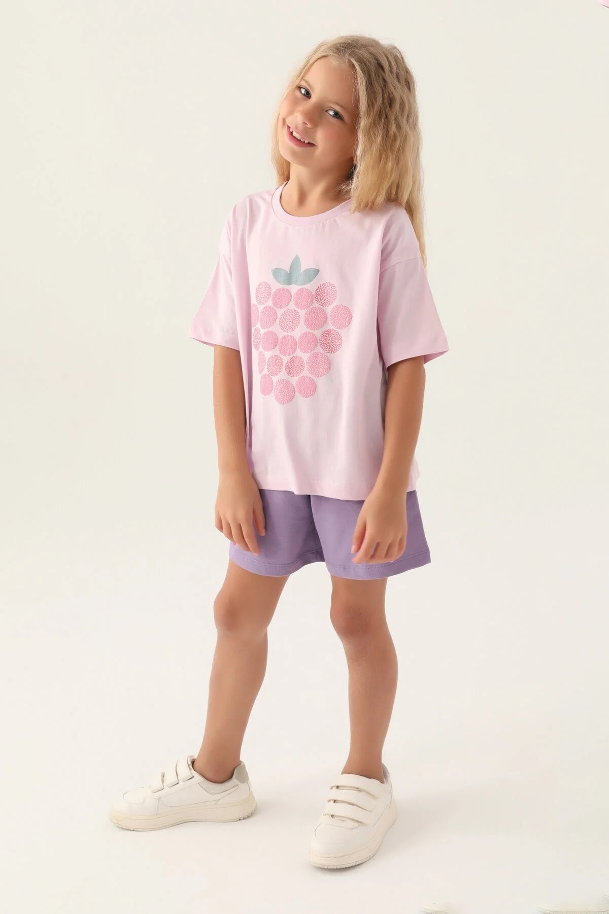 RolyPoly Strawberry Rose Kız Çocuk Şort Takım