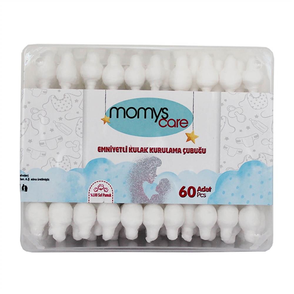 Momys Care Emniyetli Kulak Kurulama Çubuğu 60lı