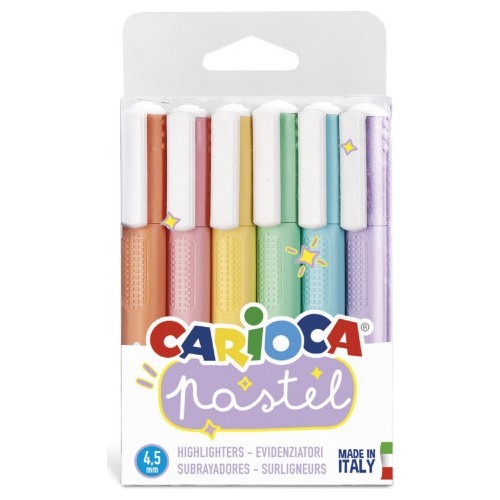 Carioca Pastel İşaretleme Kalemi 6'Lı