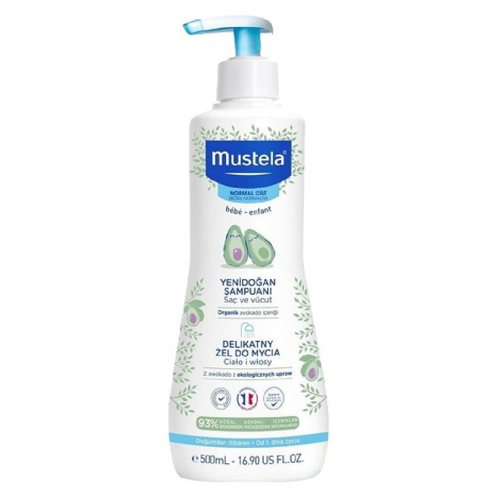 Mustela Yenidoğan Şampuanı Avokado İçeriği 500 Ml