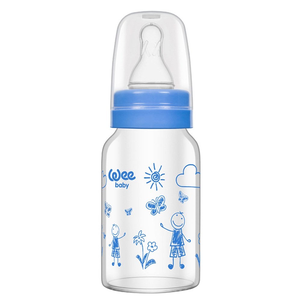 Wee Baby Isıya Dayanıklı Cam Biberon 120 Ml