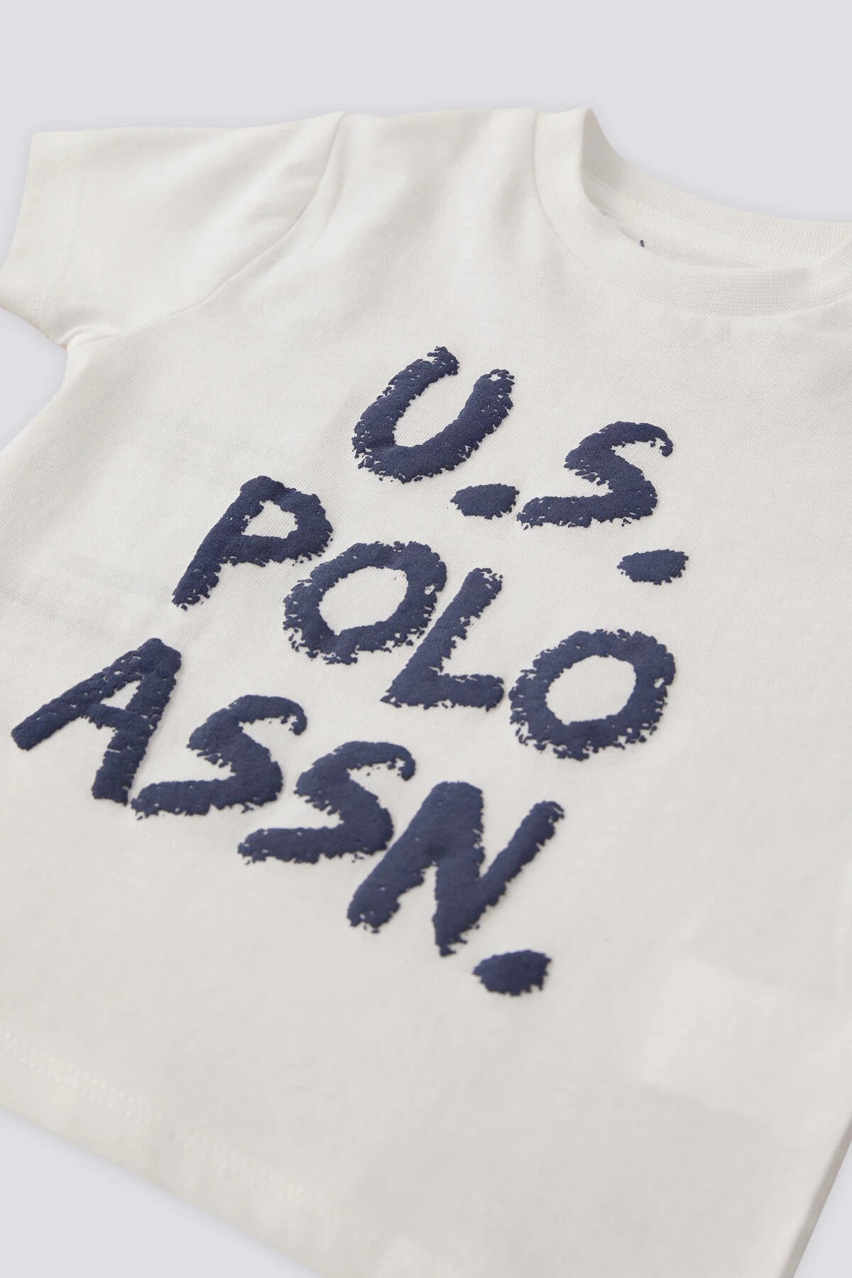 U.S Polo Graphic Krem Erkek Bebek 2li Takım