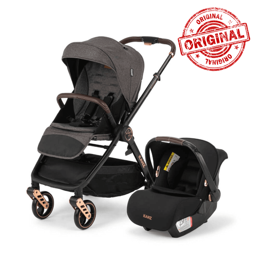 Kanz X-Go Plus Rose Gold Travel Sistem Bebek Arabası Gri