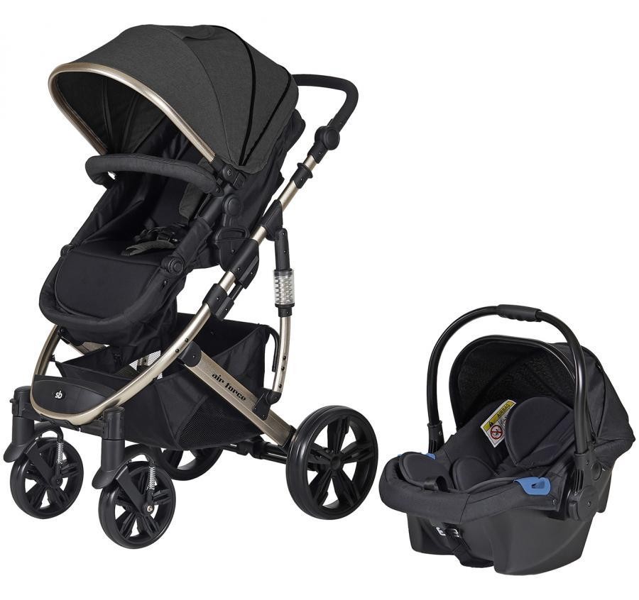 Sunny Baby 9029 Air Force Travel Sistem Bebek Arabası Siyah