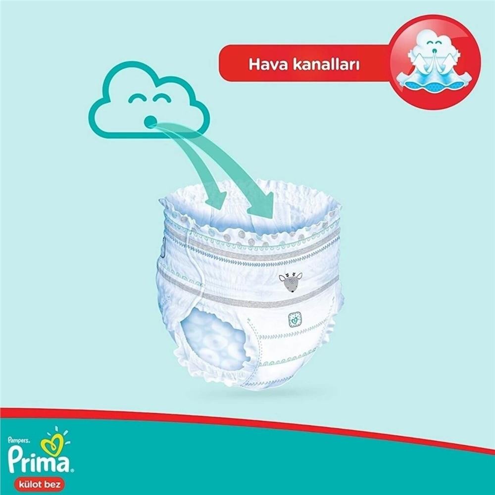 Prima Pants Külot Bebek Bezi 4 Beden Maxi 9-15 Kg 46Lı Jumbo Paket