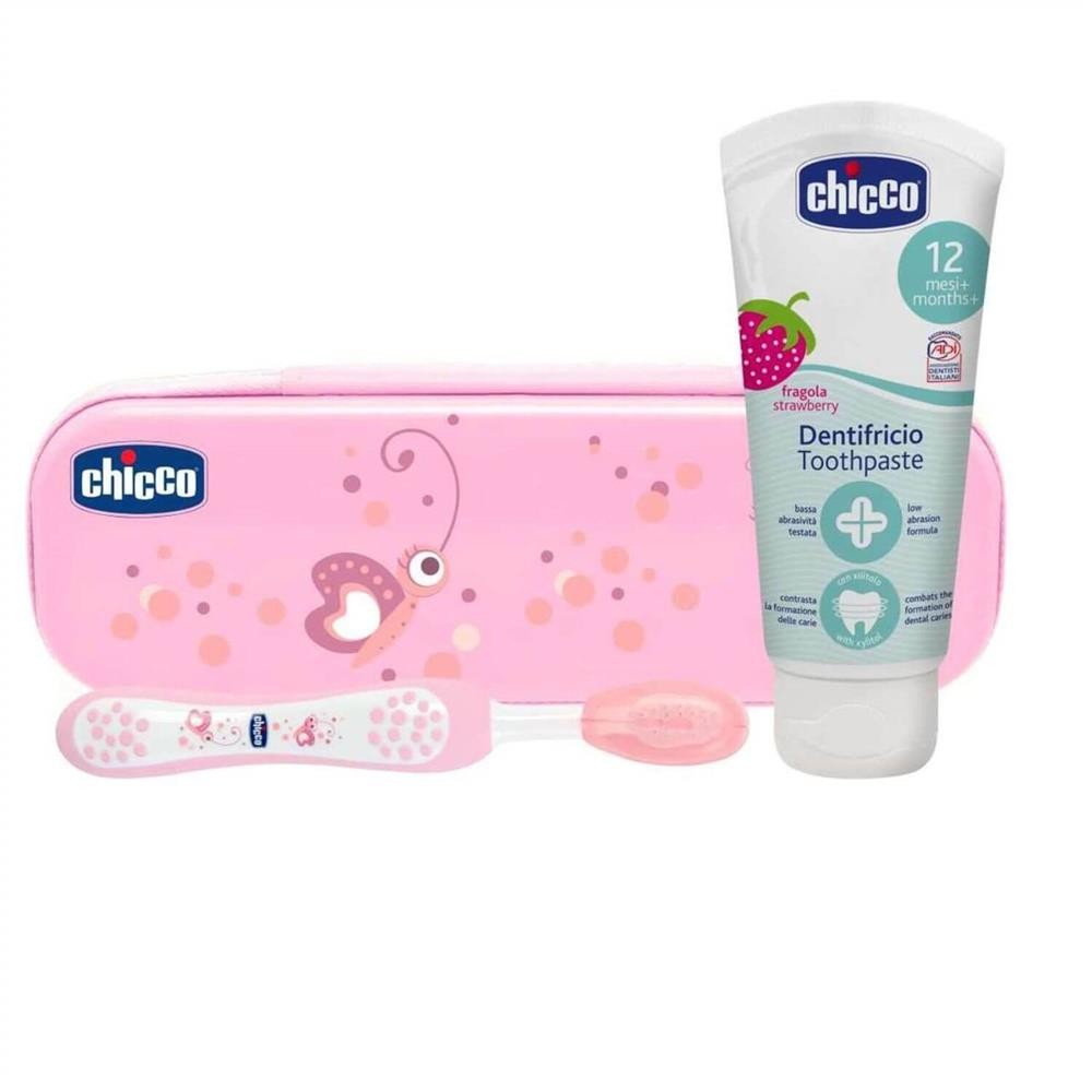 Chicco Diş Fırça Seti Pembe