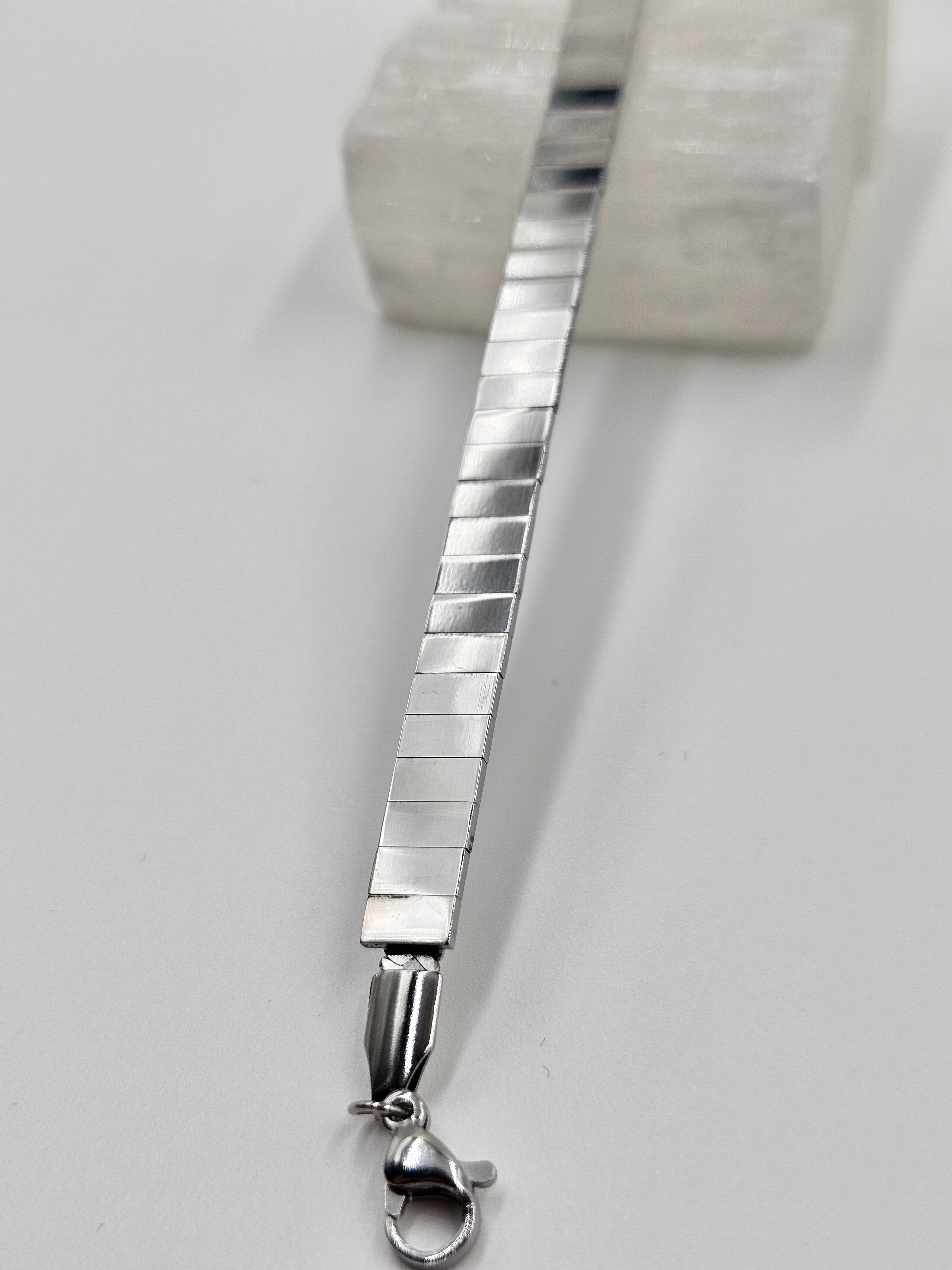 GÜMÜŞ KAPLAMA PLAKA MODEL BİLEKLİK