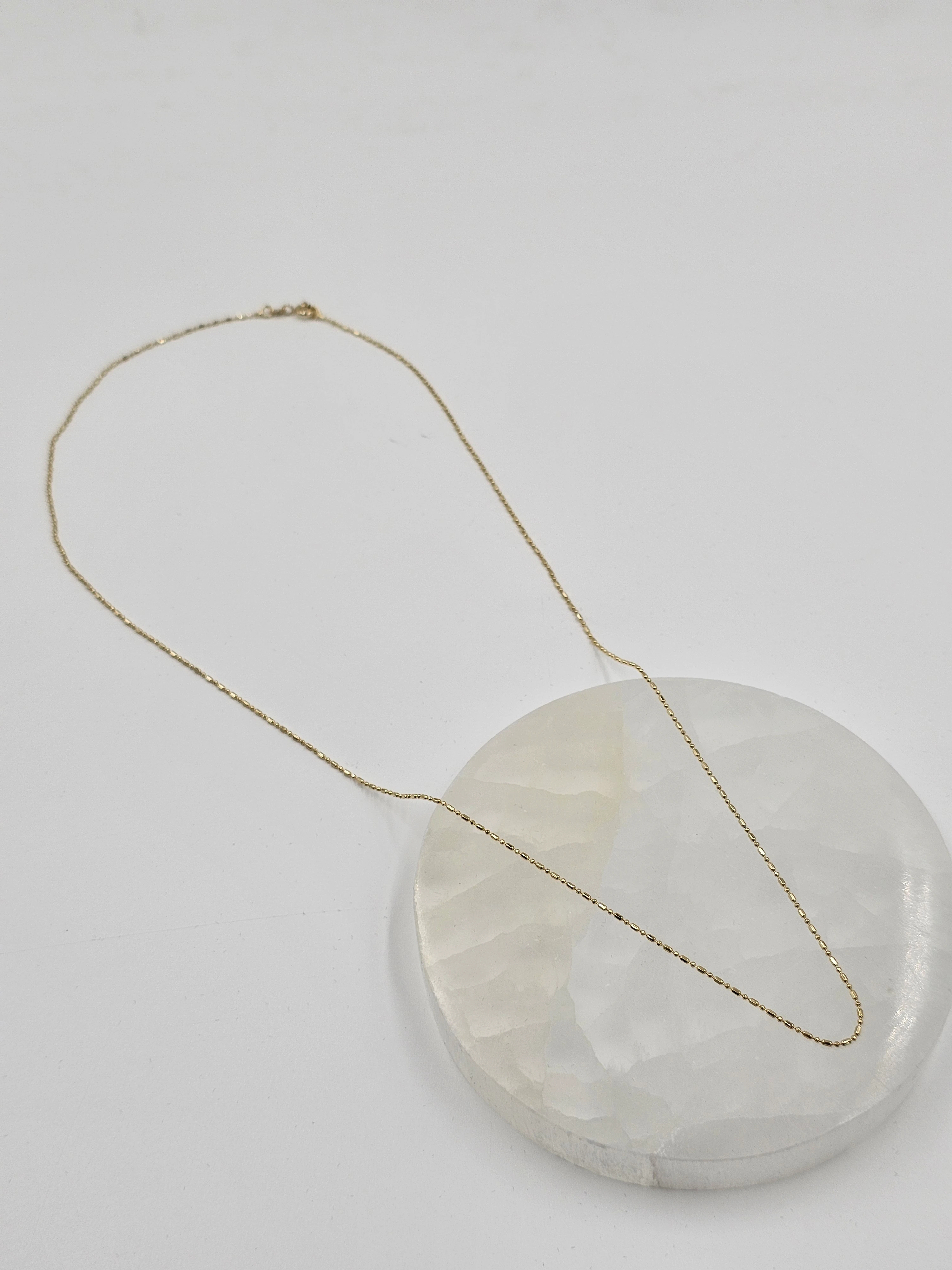 ALTIN KAPLAMA İNCE  XUPİNG ZİNCİR KOLYE (60CM)