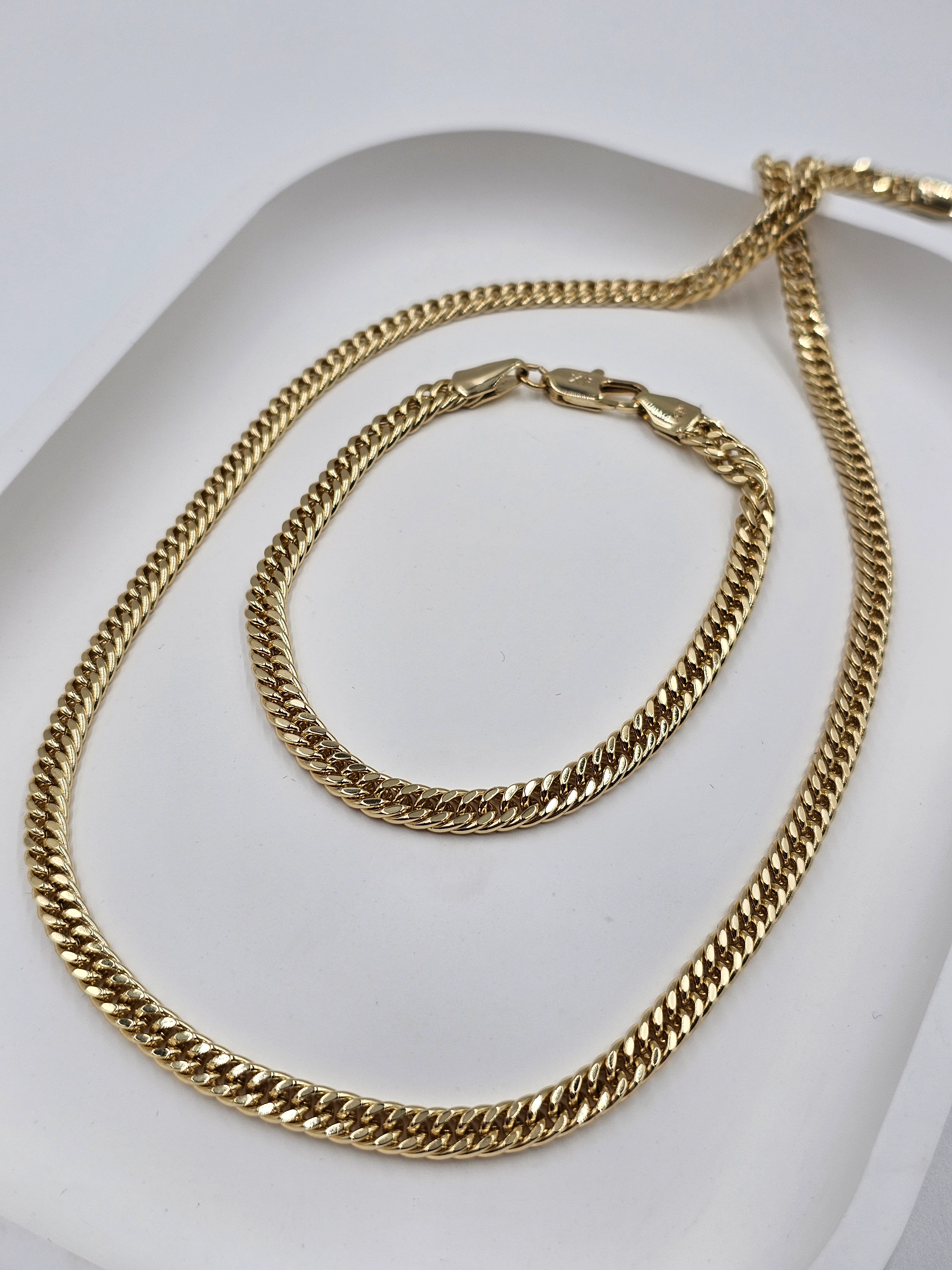 XUPİNG ALTIN KAPLAMA TASARIM ZİNCİR SET