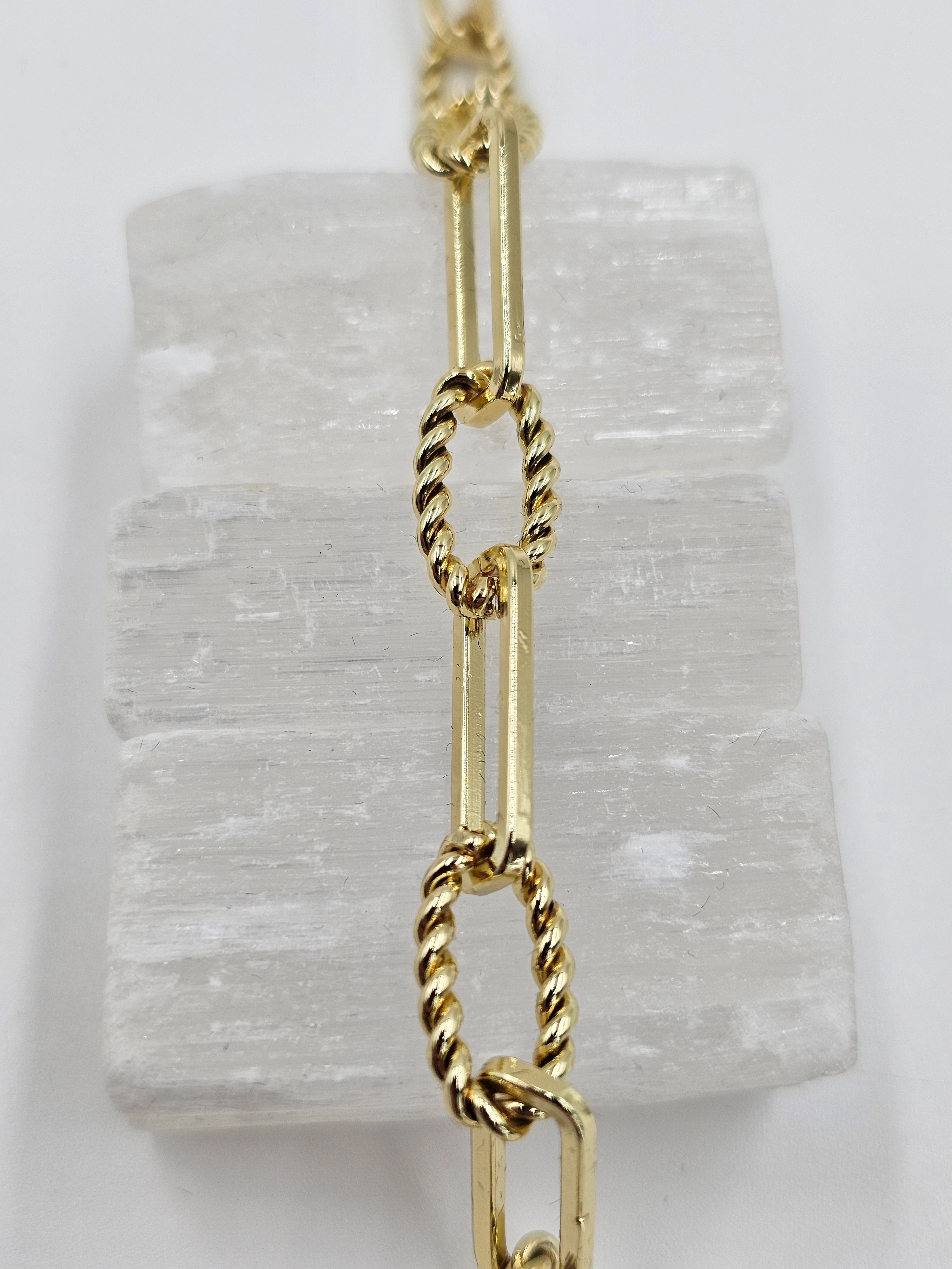 ALTIN KAPLAMA BURGU ATAÇ BİLEKLİK