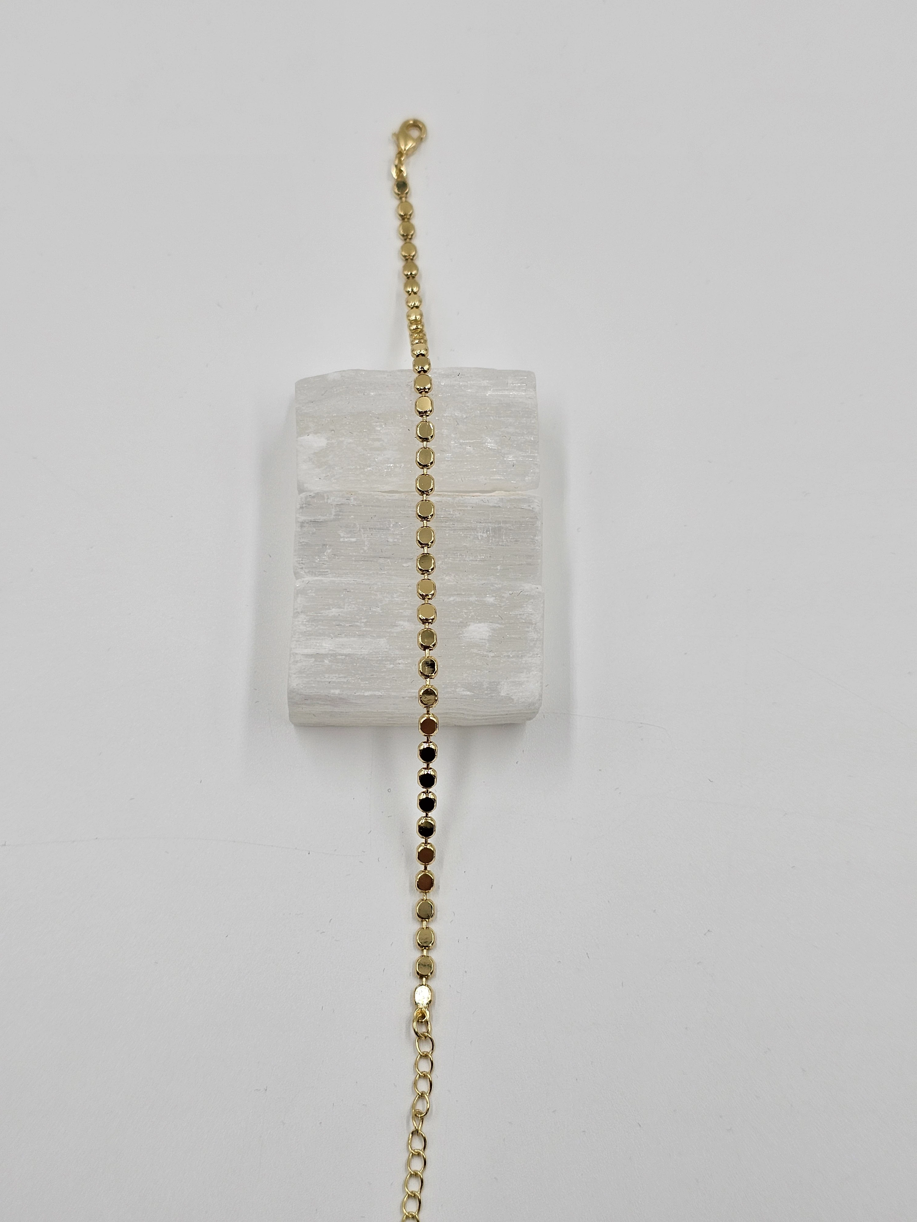 ALTIN KAPLAMA PULLU BİLEKLİK