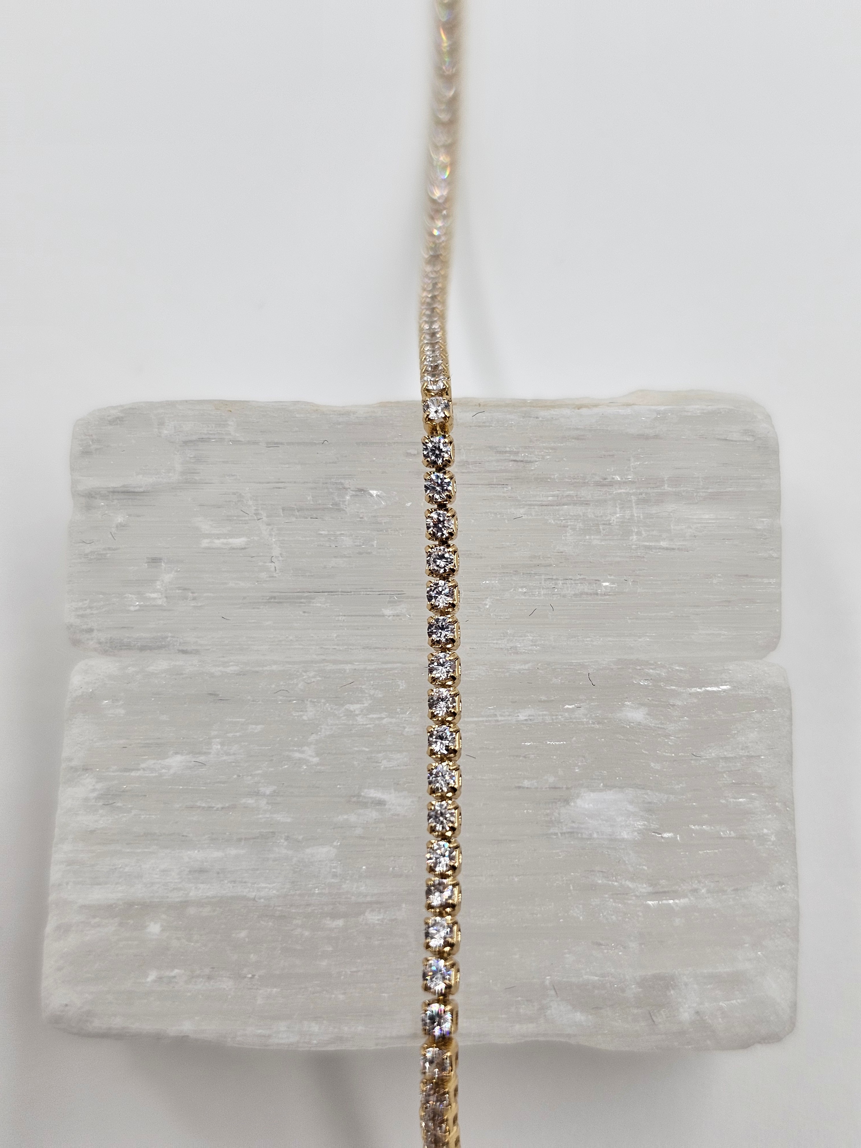 SU YOLU ALTIN KAPLAMA İNCE UZUN BİLEKLİK