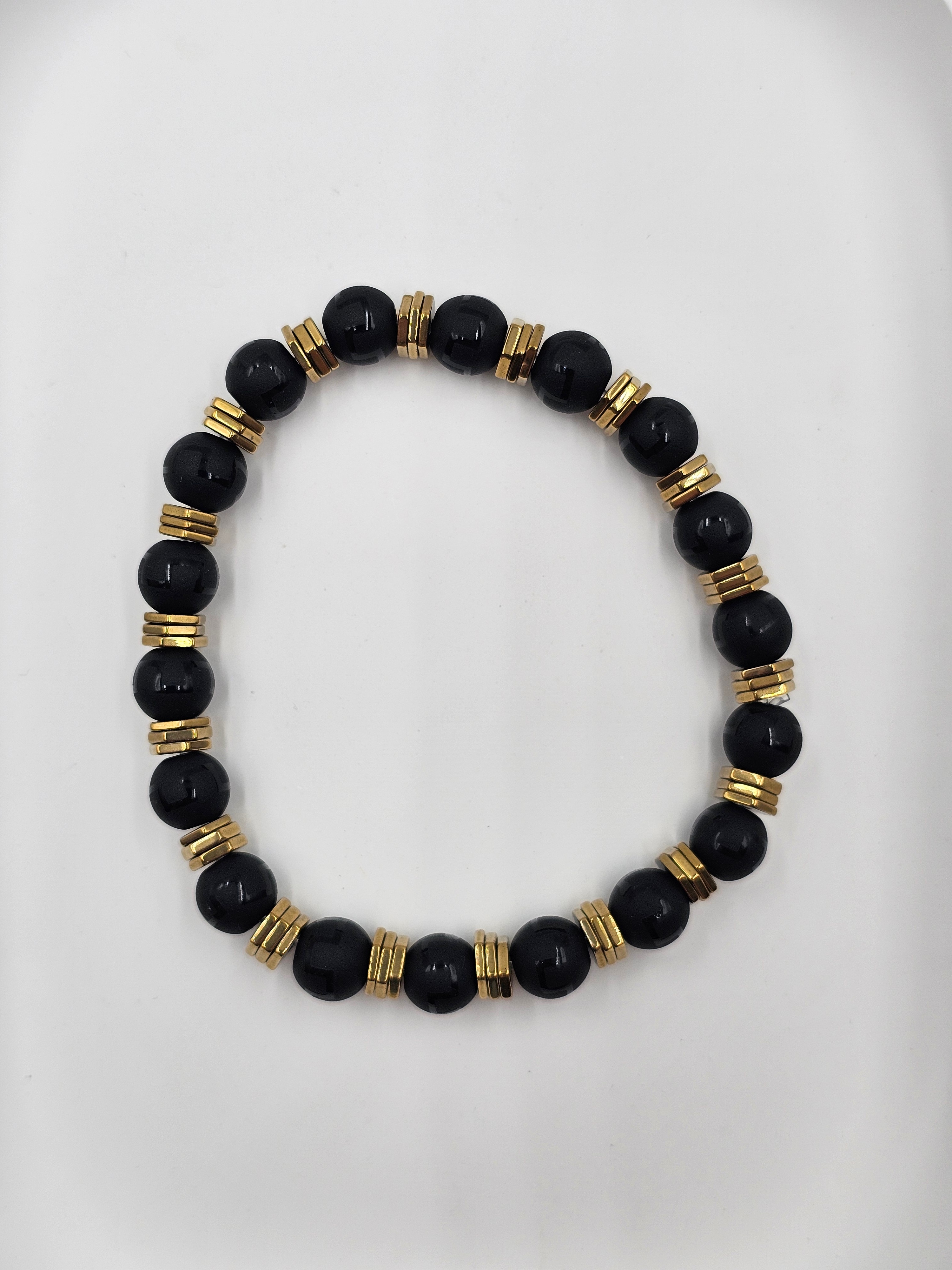 ORJİNAL HEMATİT TAŞLI UNİSEX BİLEKLİK