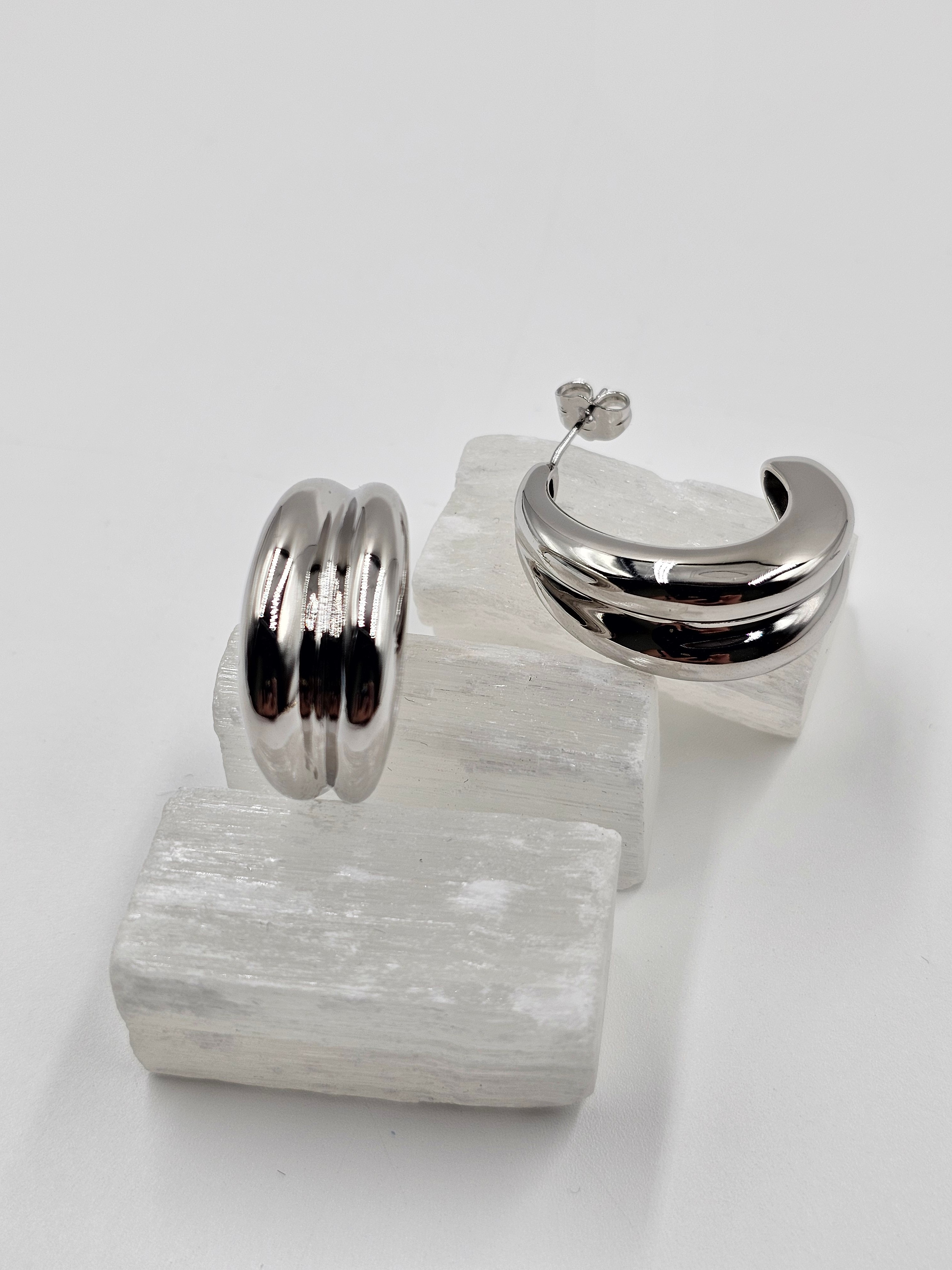 ÇELİK YARIM HALKA KÜPE