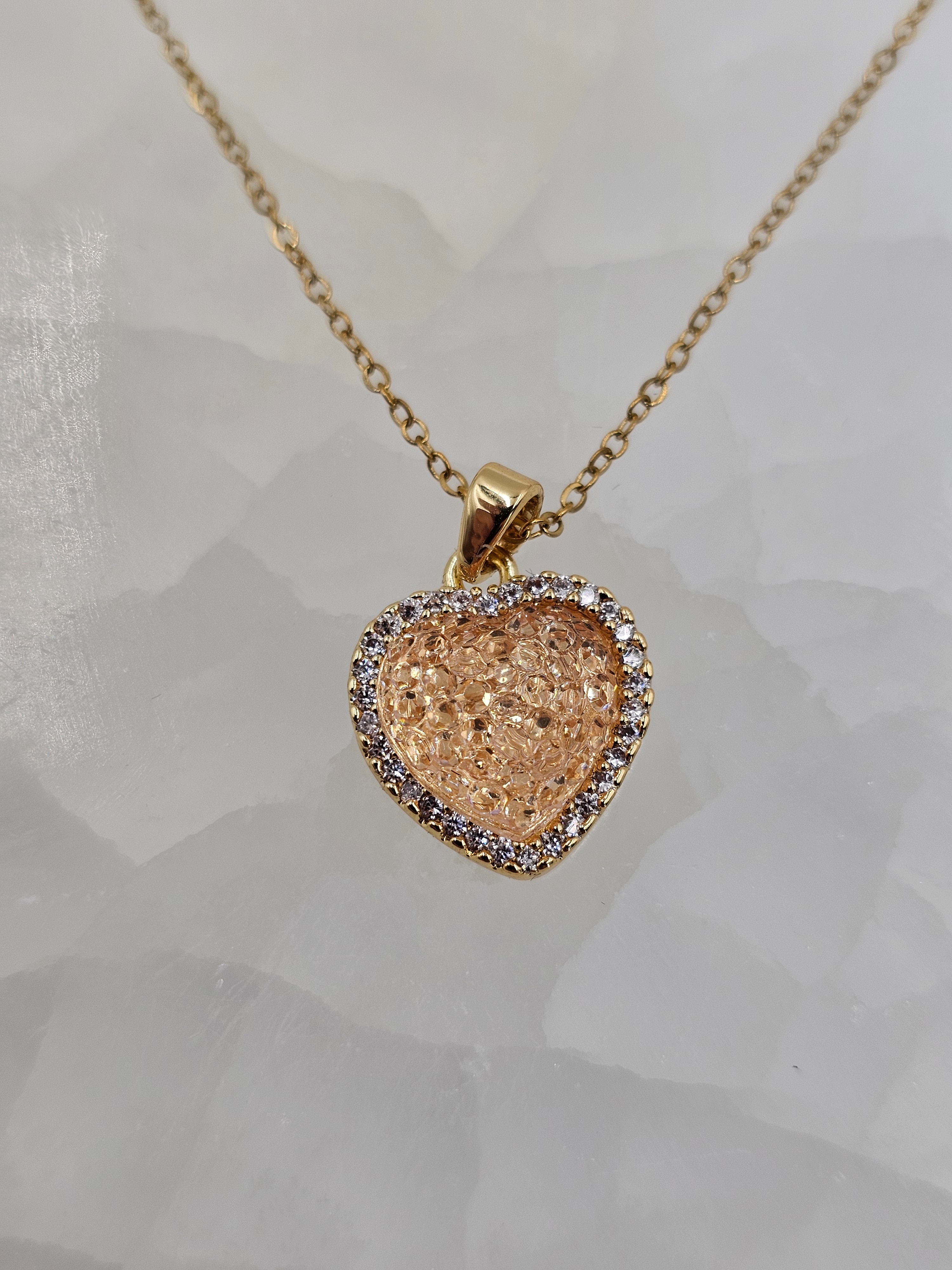 ALTIN KAPLAMA SARI KALP