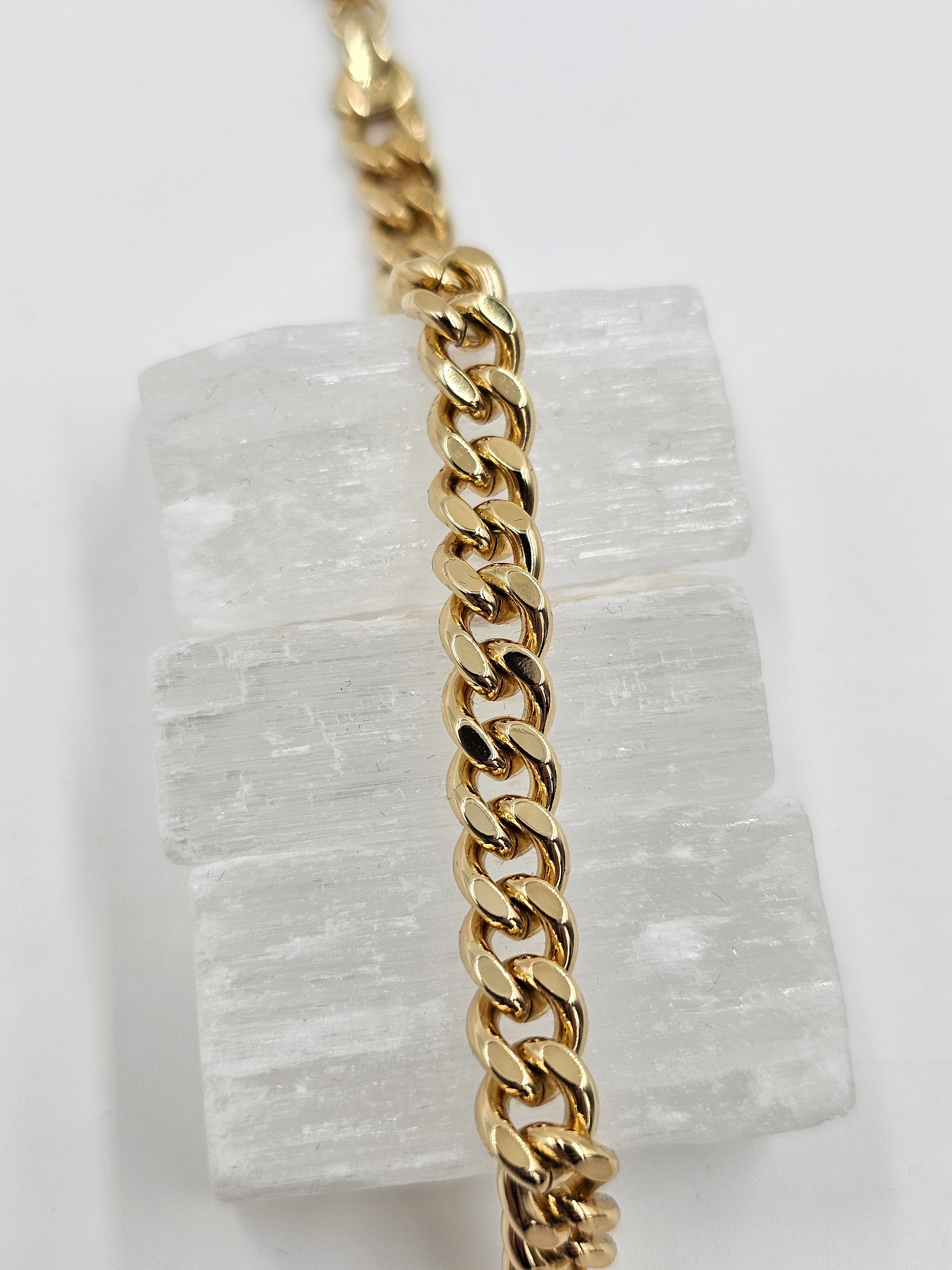 ALTIN KAPLAMA KUBA ZİNCİR 