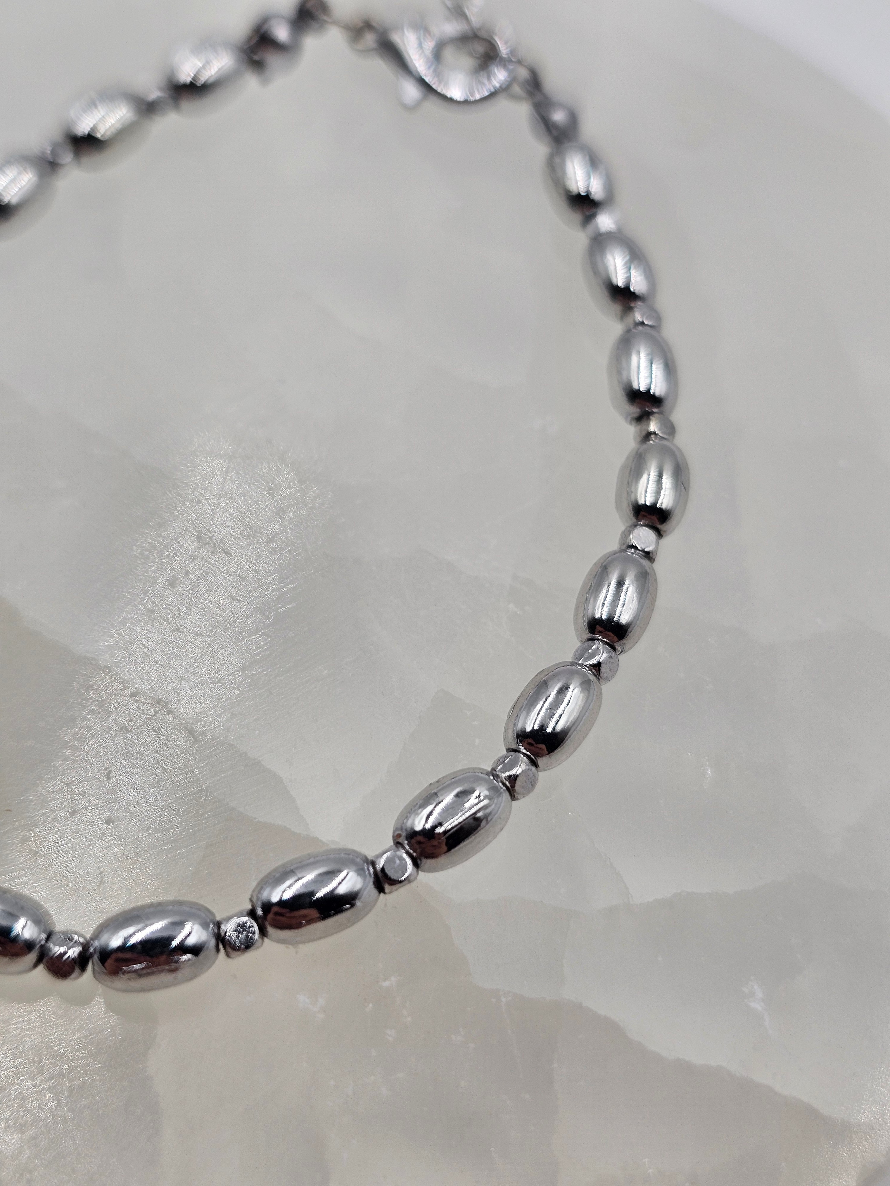 ÇELİK BADEM MODEL ZİNCİR BİLEKLİK