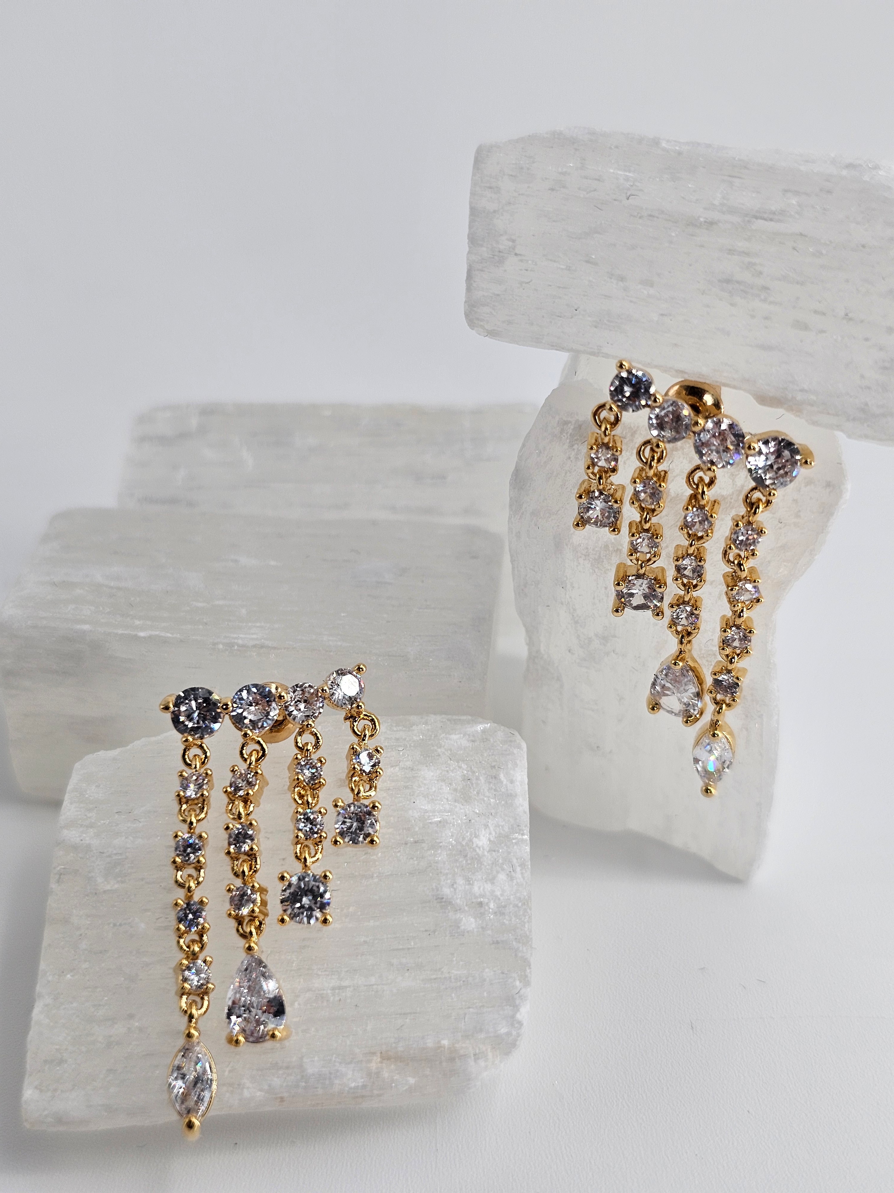 ALTIN KAPLAMA 3 LÜ SARKIT KÜPE