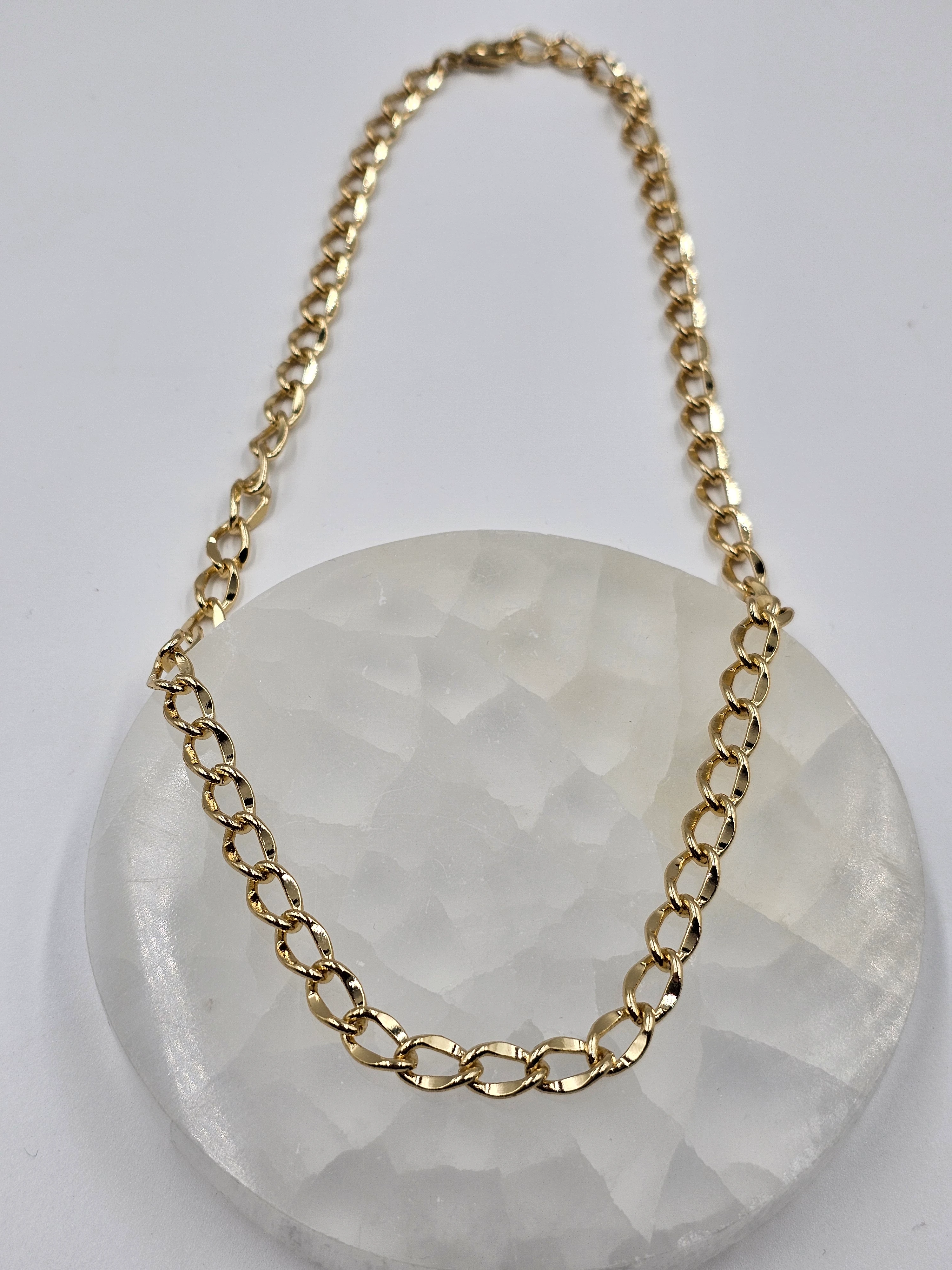 XUPİNG ALTIN KAPLAMA TASARIM ZİNCİR KOLYE (50CM)