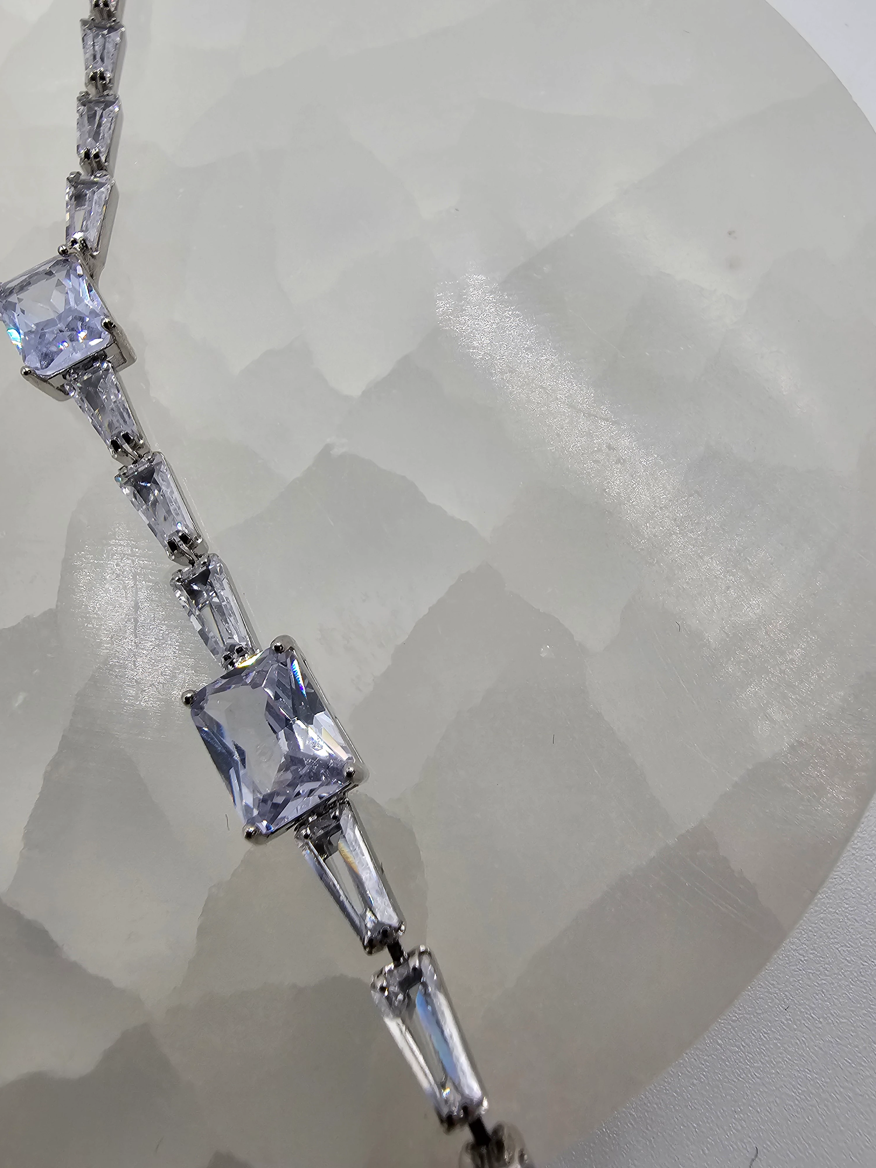 ZİRKON BAGET TEK TAŞLI SU YOLU  KÜPELİ SET