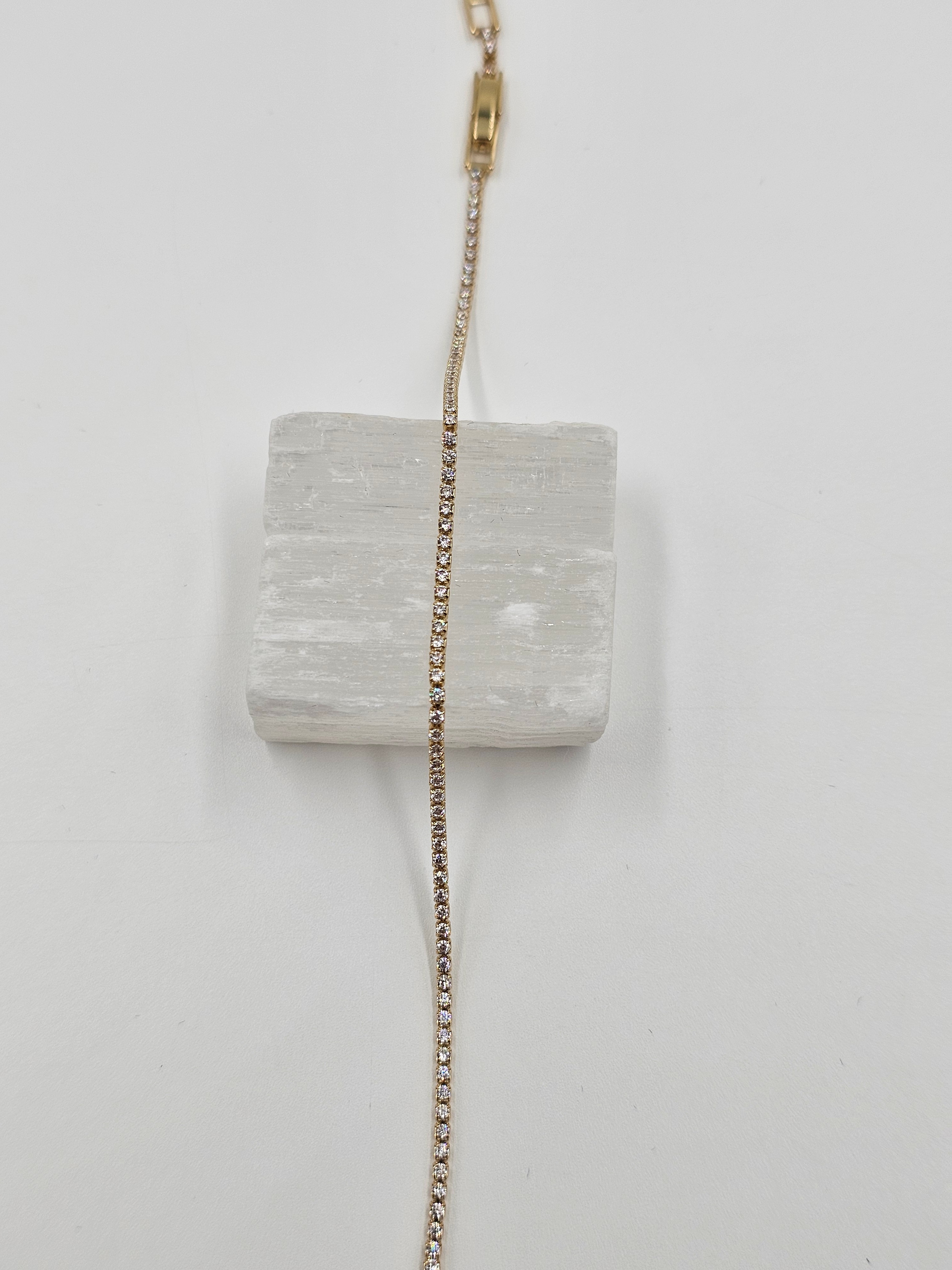 SU YOLU ALTIN KAPLAMA İNCE UZUN BİLEKLİK